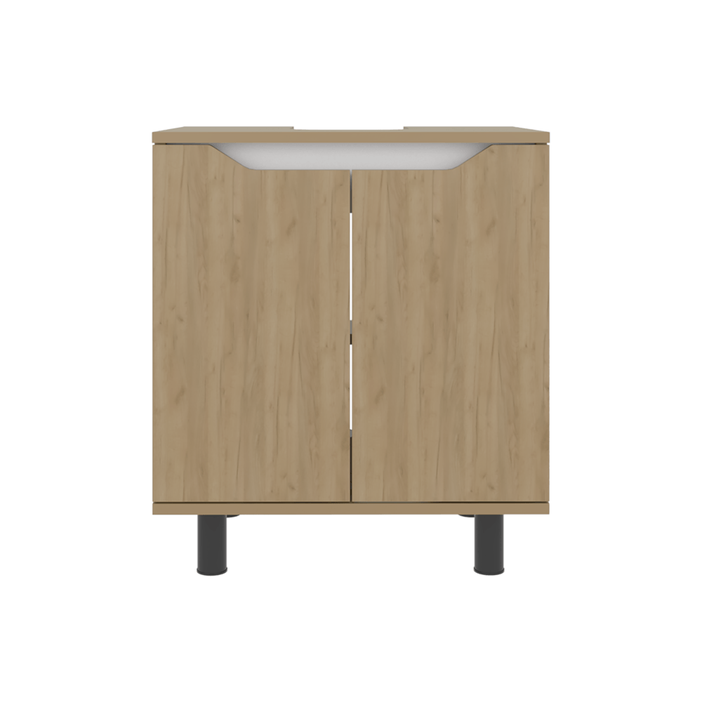 Mueble Lavamos De Pedestal Marlo 63X55X41 Rta Wengue Fresno Zf