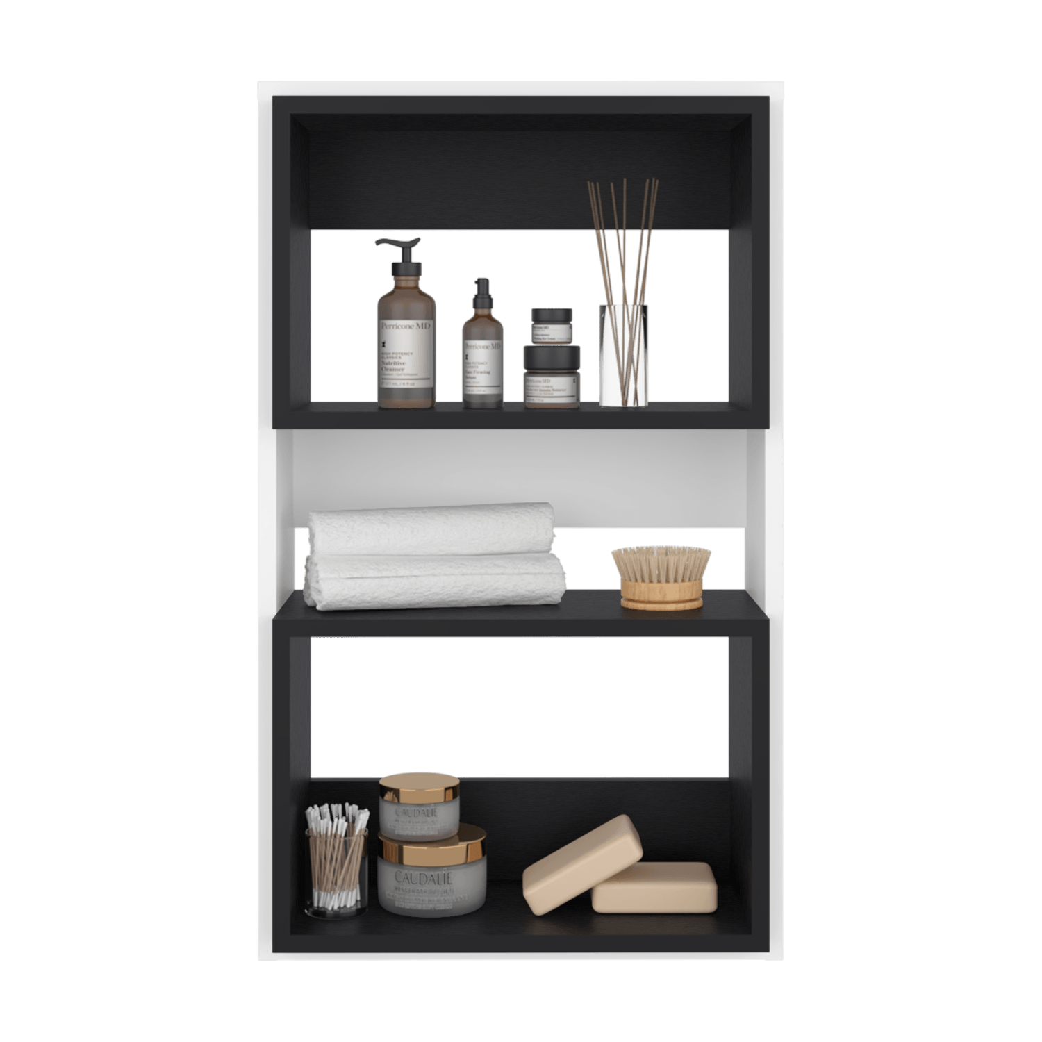 Ahorrador De Espacio Flotante Eco 75X45X18 Rta Blanco Wengue