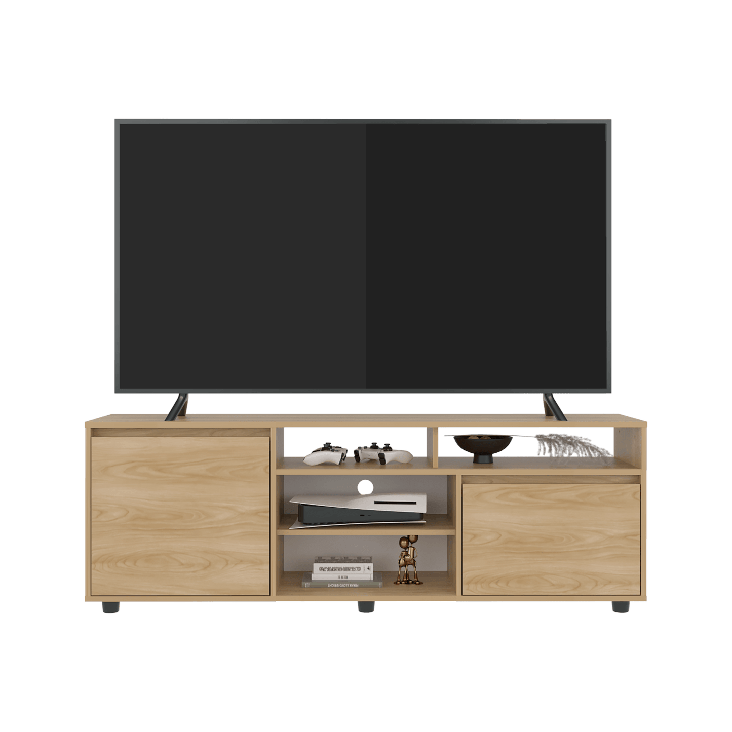 Rack Para Tv Pino 65" 55X160X35 Rta Fresno Europeo