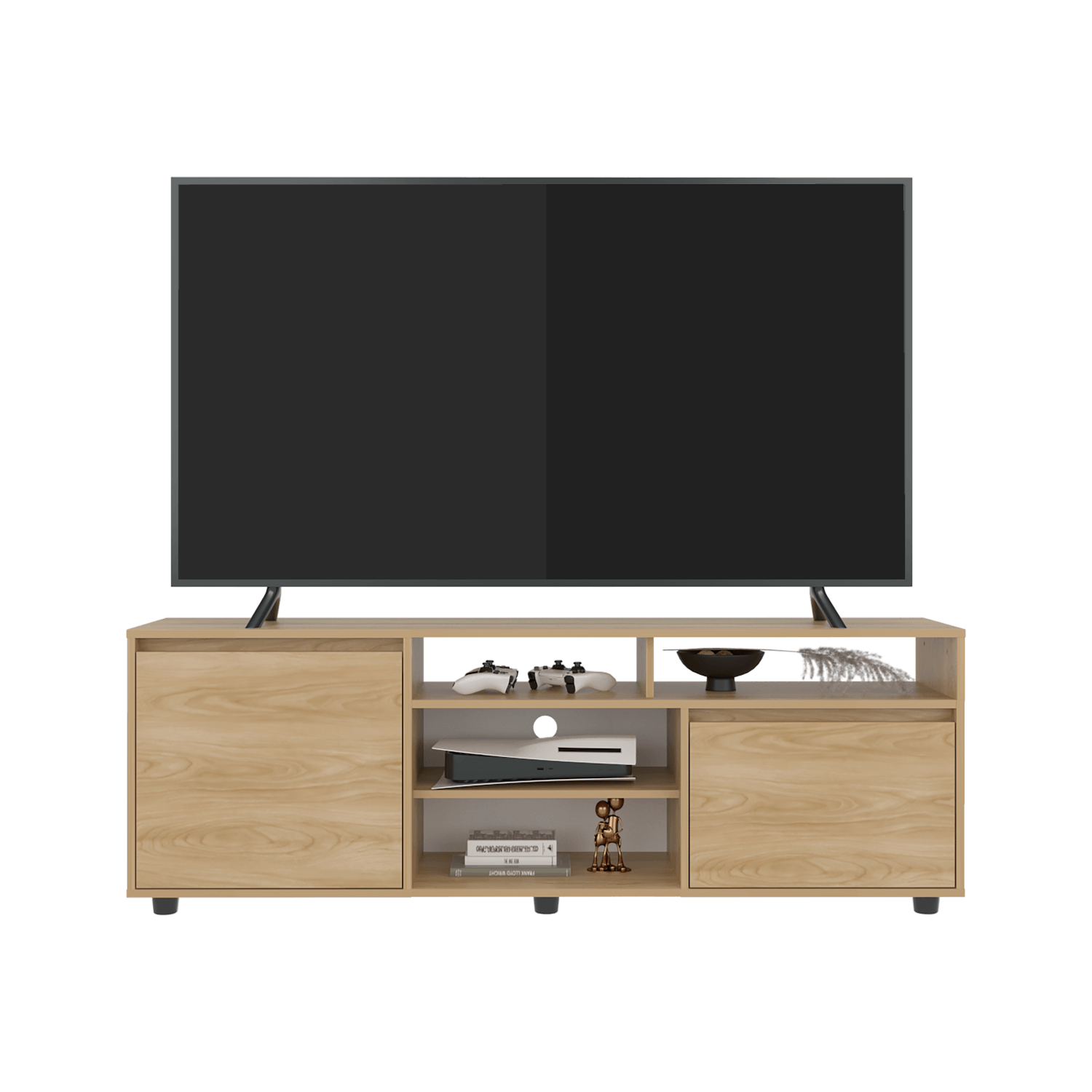 Rack Para Tv Pino 65" 55X160X35 Rta Fresno Europeo