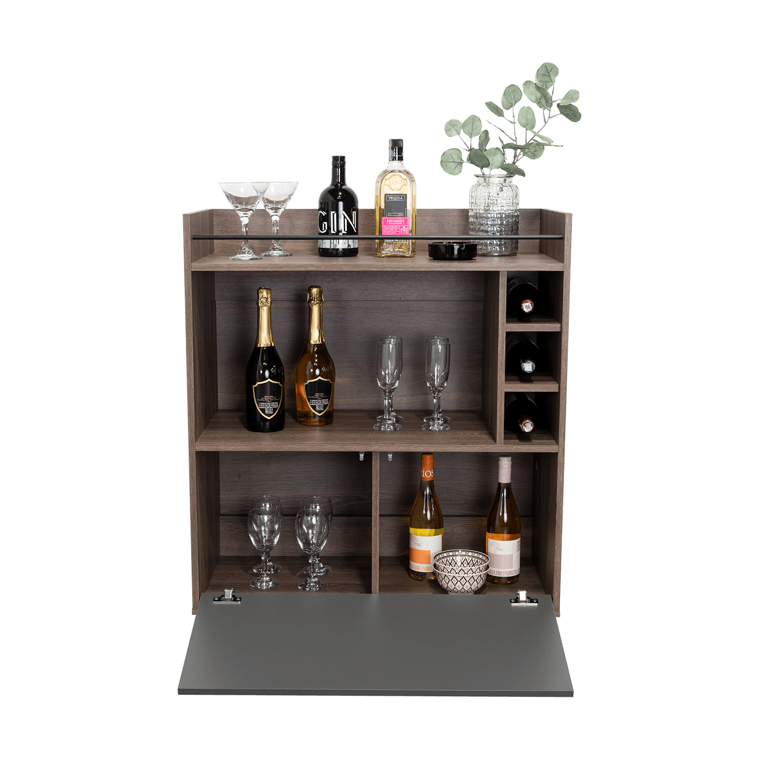 Bar Zurich 107X80X39 Rta Milan Plomo