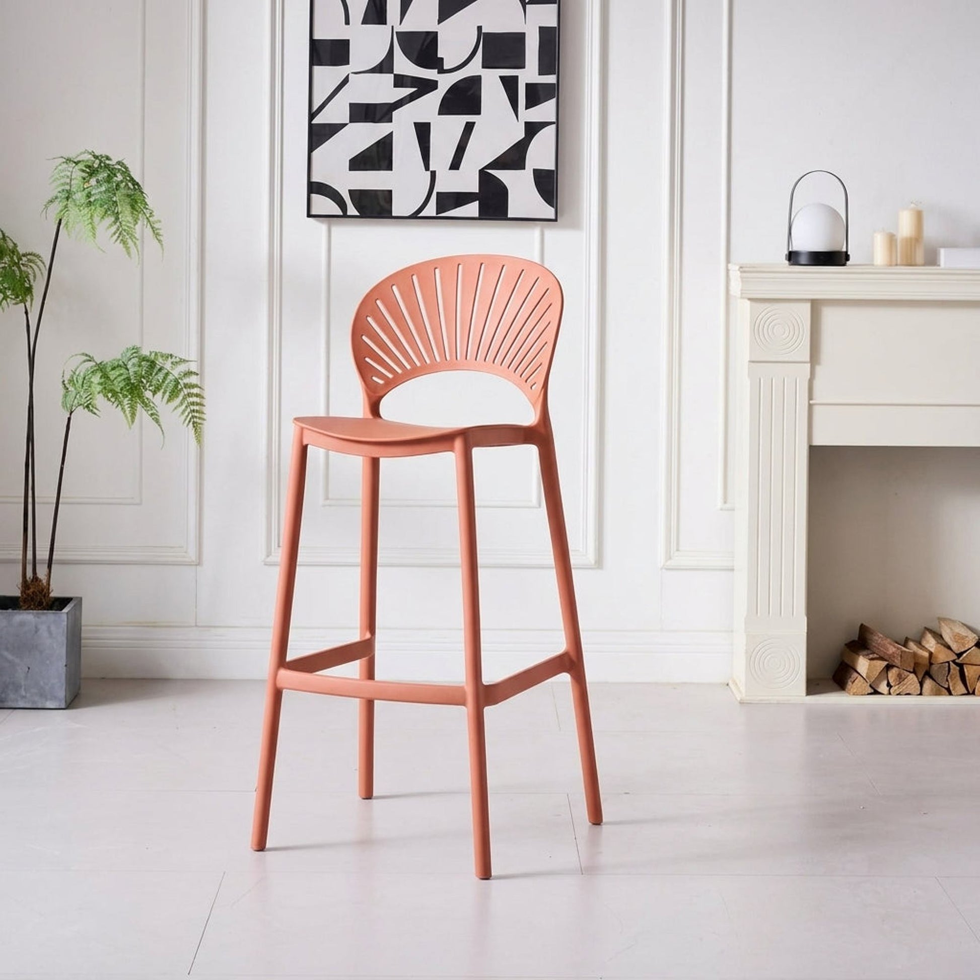 Silla Bar Paraiso105X49X48 Terracota