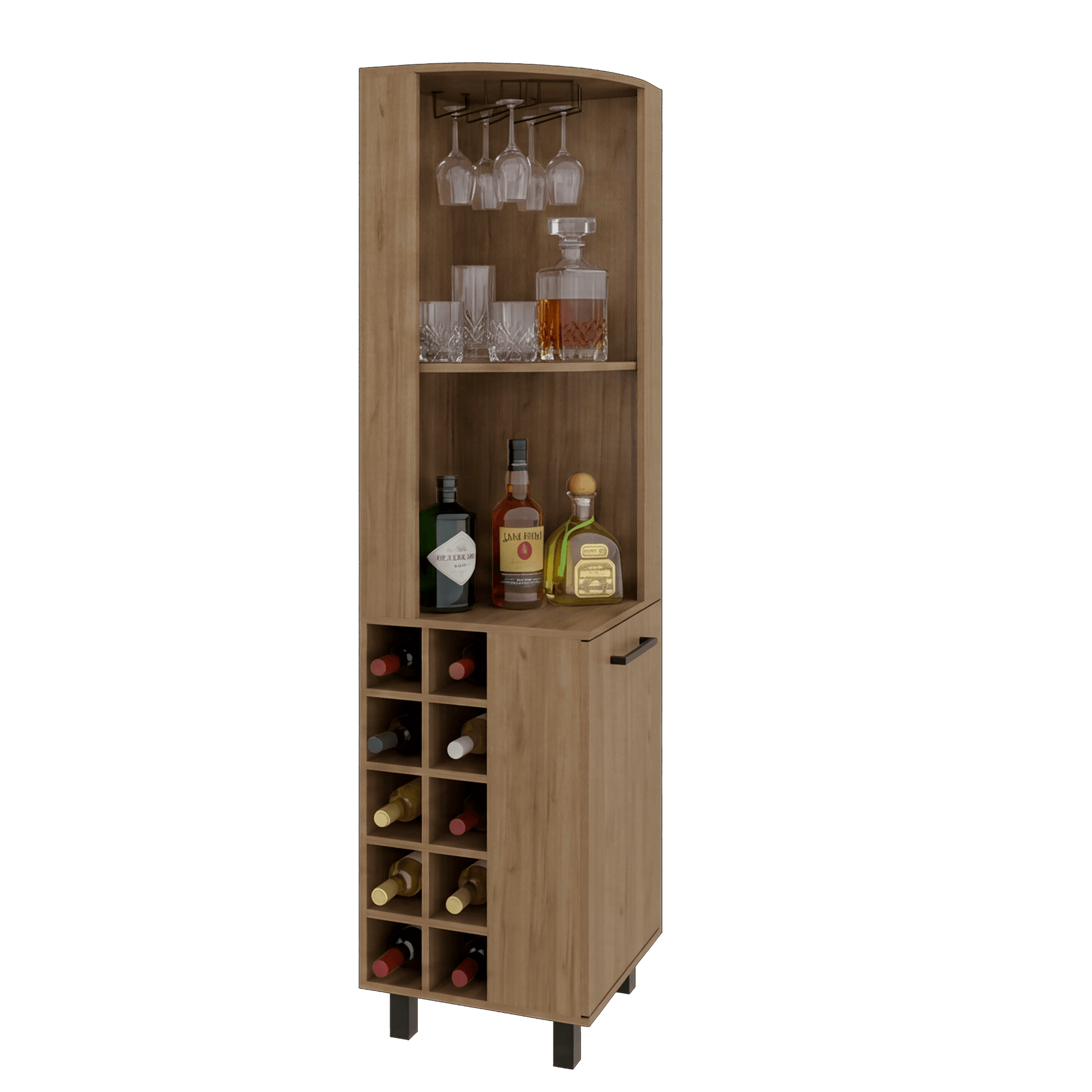 Bar Esquinero Kaia 180X45X45 Rta Fresno Zf