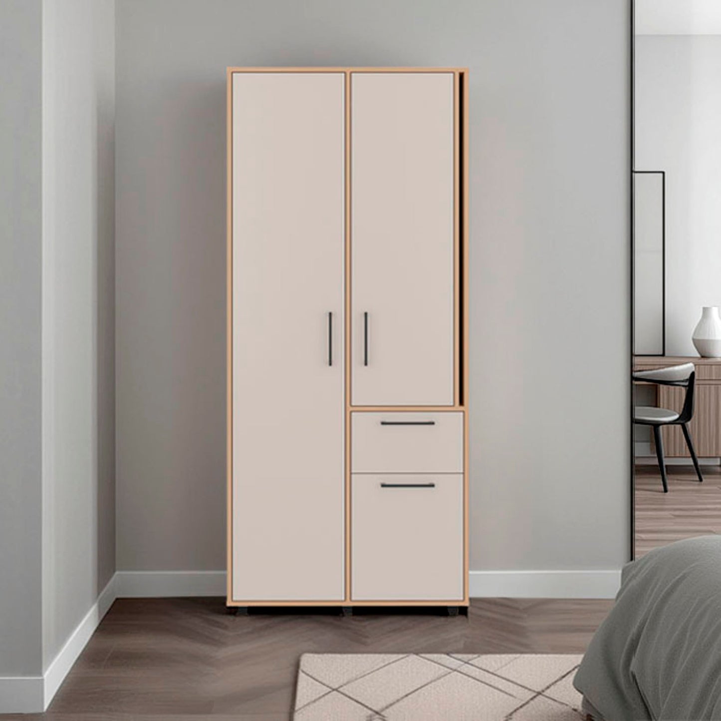 Closet Vance 180X80X52 Rta Fresno Eu Capri