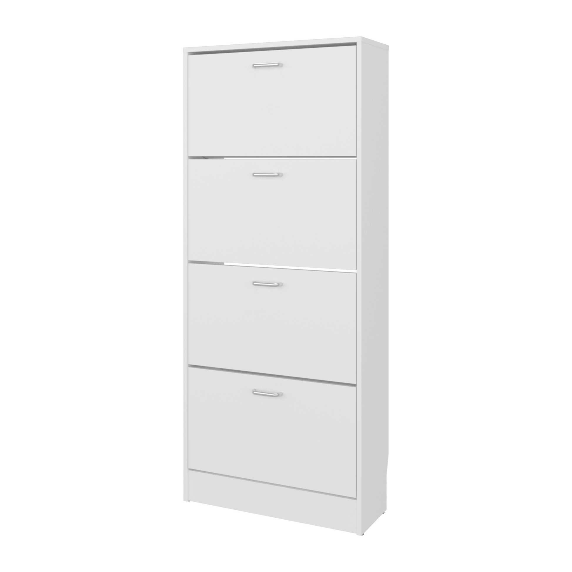 Zapatero Inola 4 Puertas 175X63X24 Rta Kronos Blanco  Zf