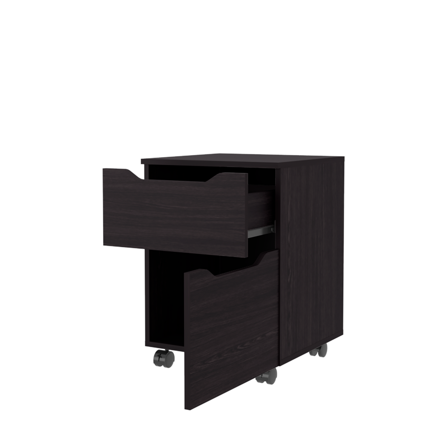 Mesa De Noche Ethan 57X42X42 Rta Wengue Zf