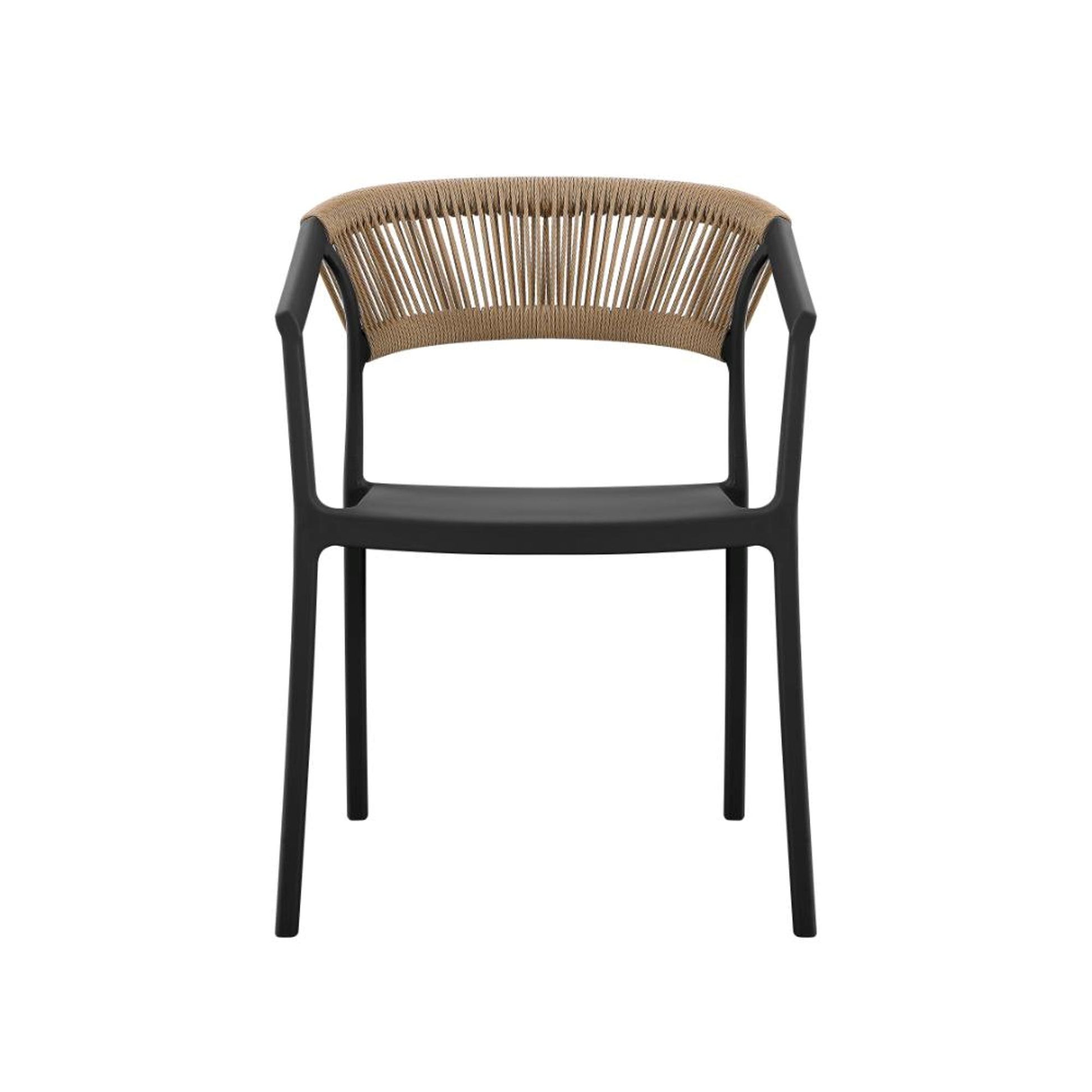 Silla Bali 75X53X56 Rta Negro