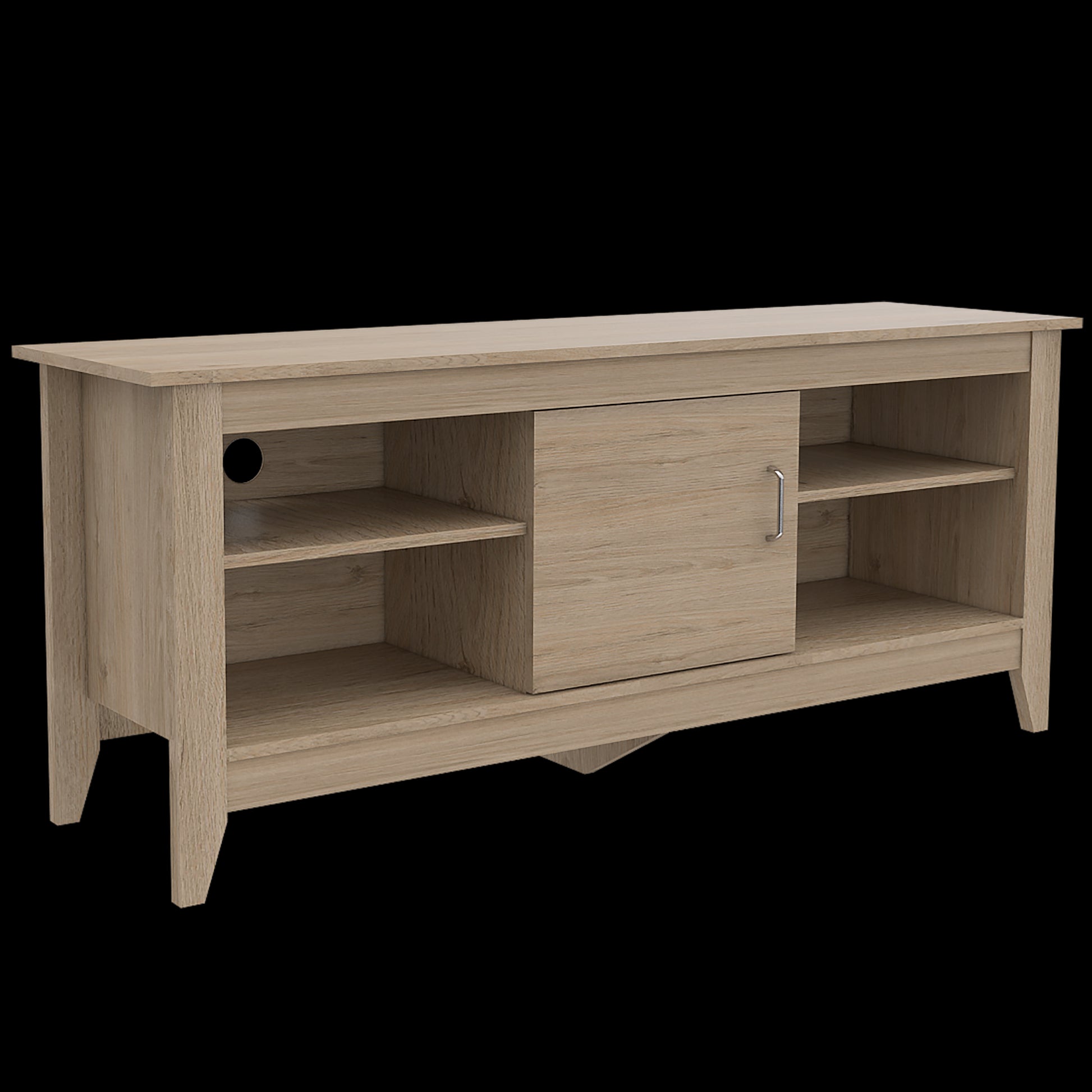 Rack Essential Tv De 65 Con Puerta Rta Rovere