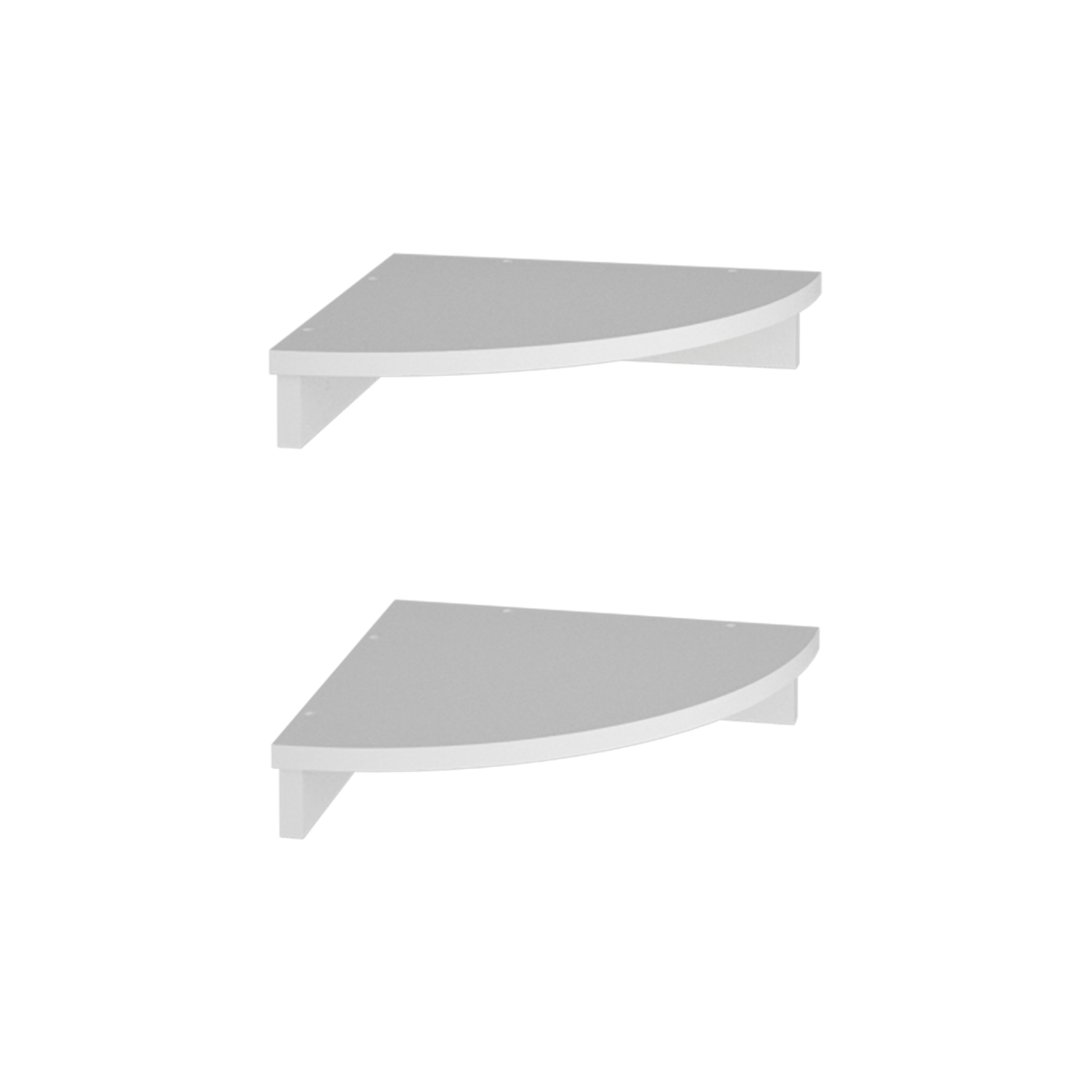 Repisa Flotante Shelf 6X30X30 Rta Blanco Zf