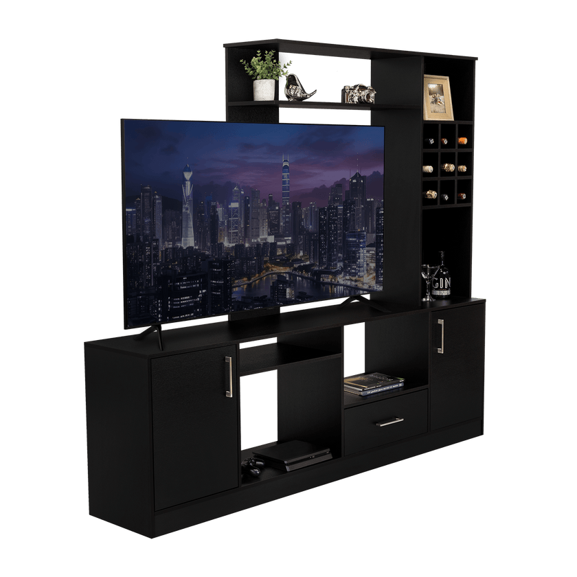 Centro De Entretenimiento 200 X 180 Kava Beijing Tv 60'' Rta Wengue