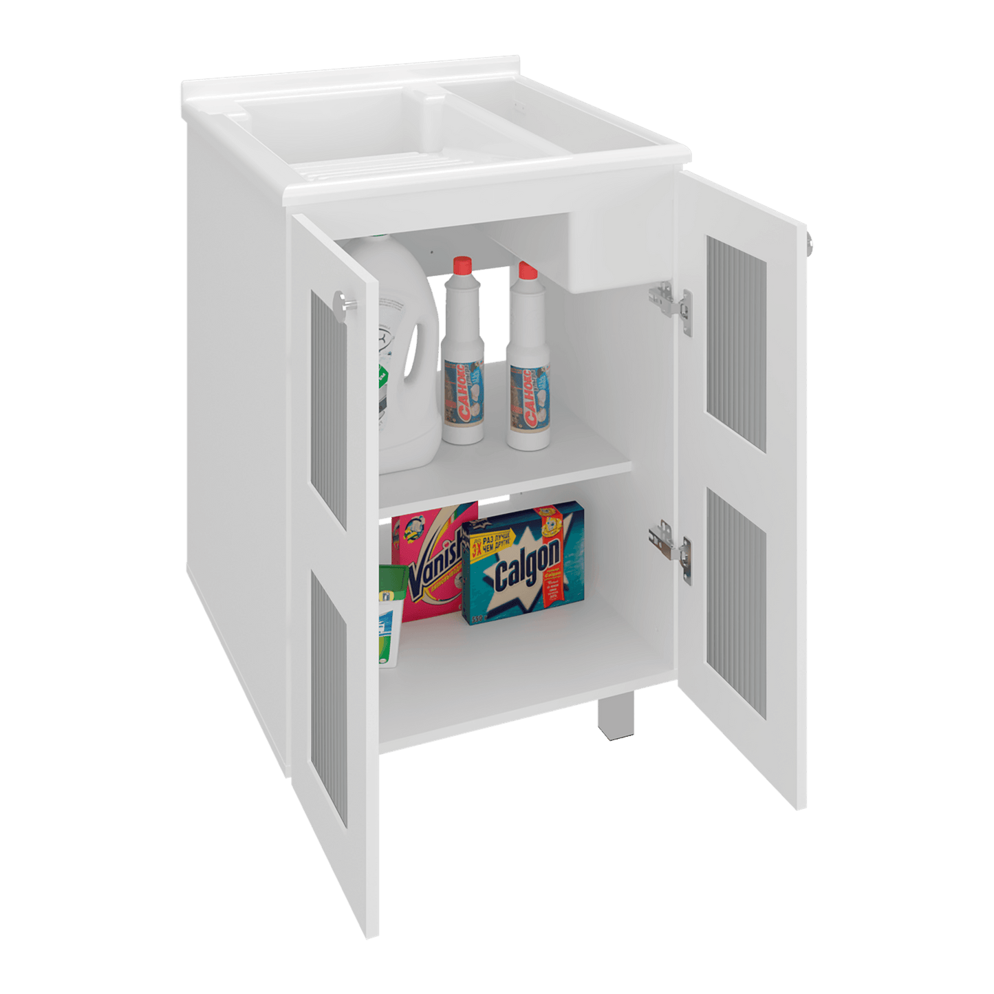 Lavadero Haysi 88X60X45 Rta Blanco Zf