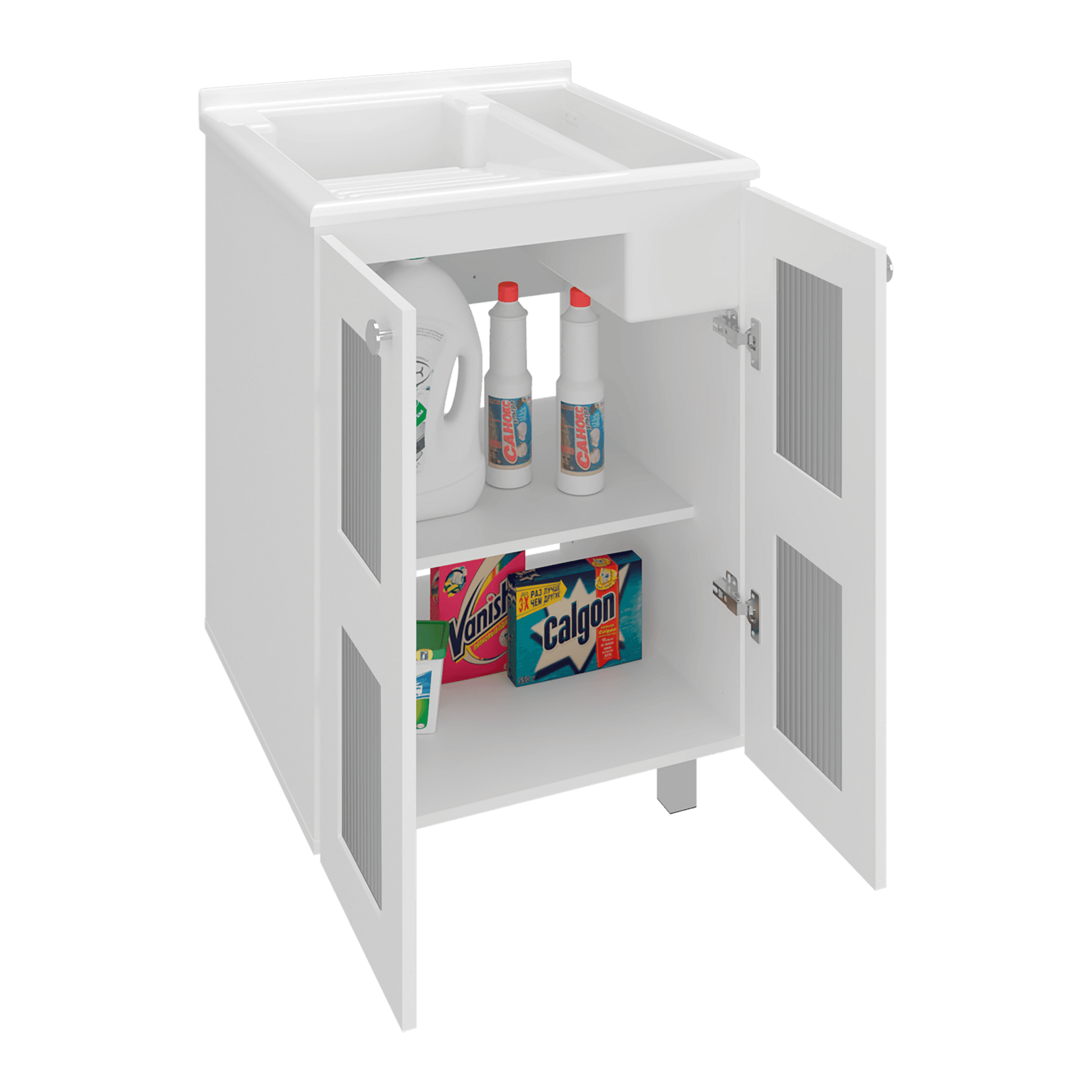 Lavadero Haysi 88X60X45 Rta Blanco Zf