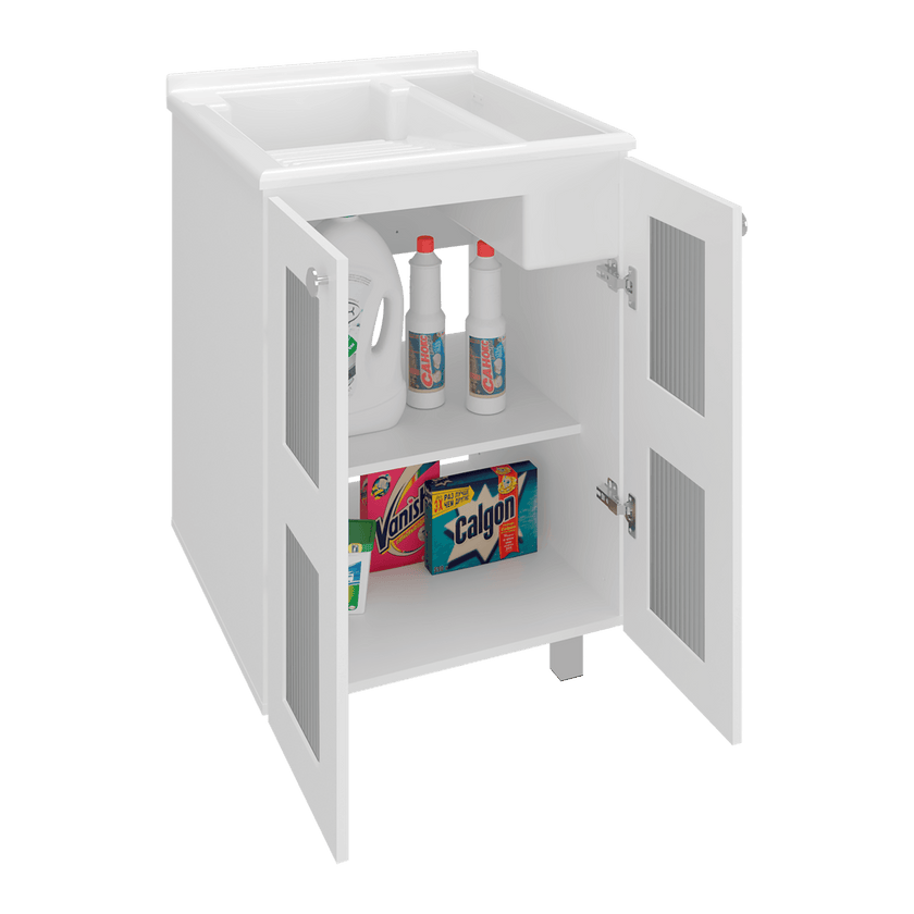 Lavadero Haysi 88X60X45 Rta Blanco Zf