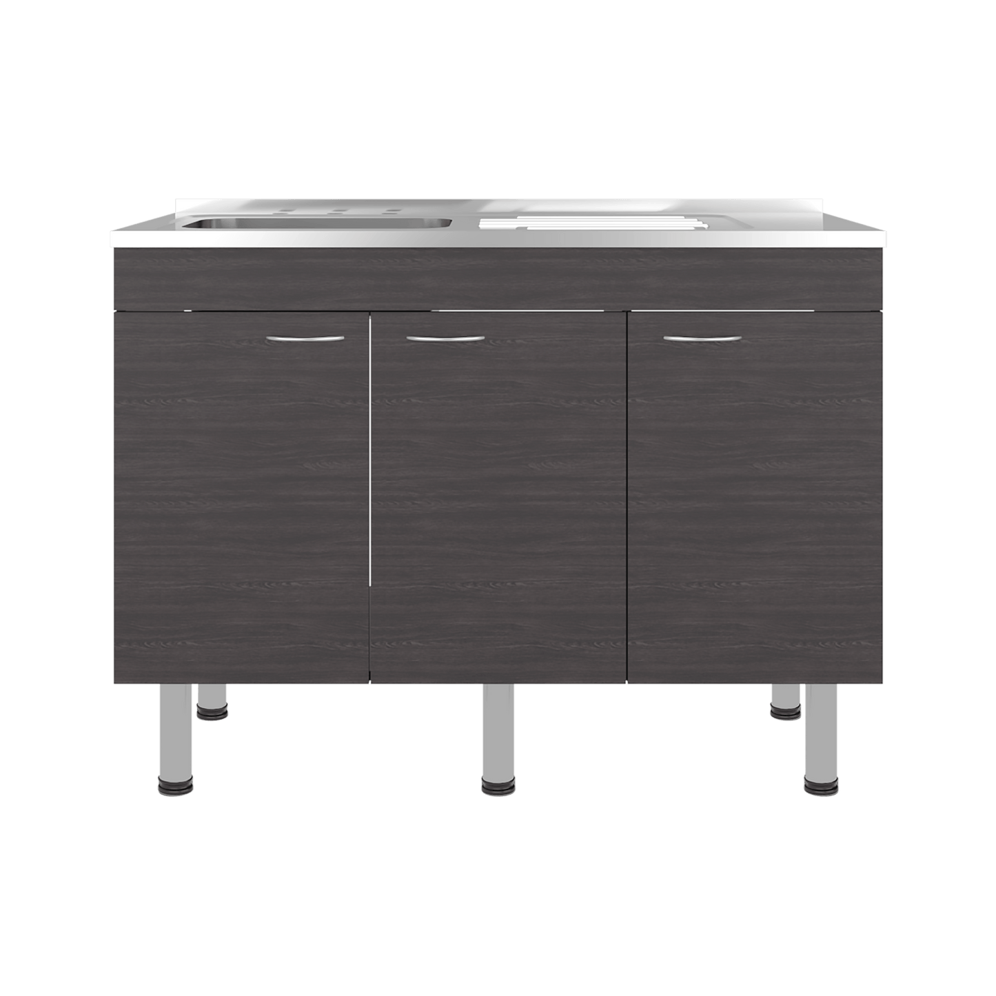 Mueble Inferior De Cocina Oceana 90X120X35 Rta Wengue Zf