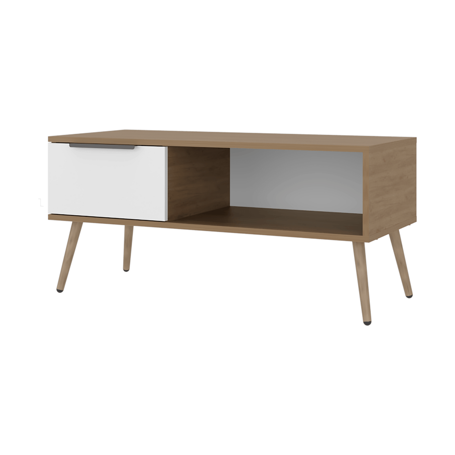 Mesa De Centro Wenden 42X90X39 Rta Kronos Blanco  Zf