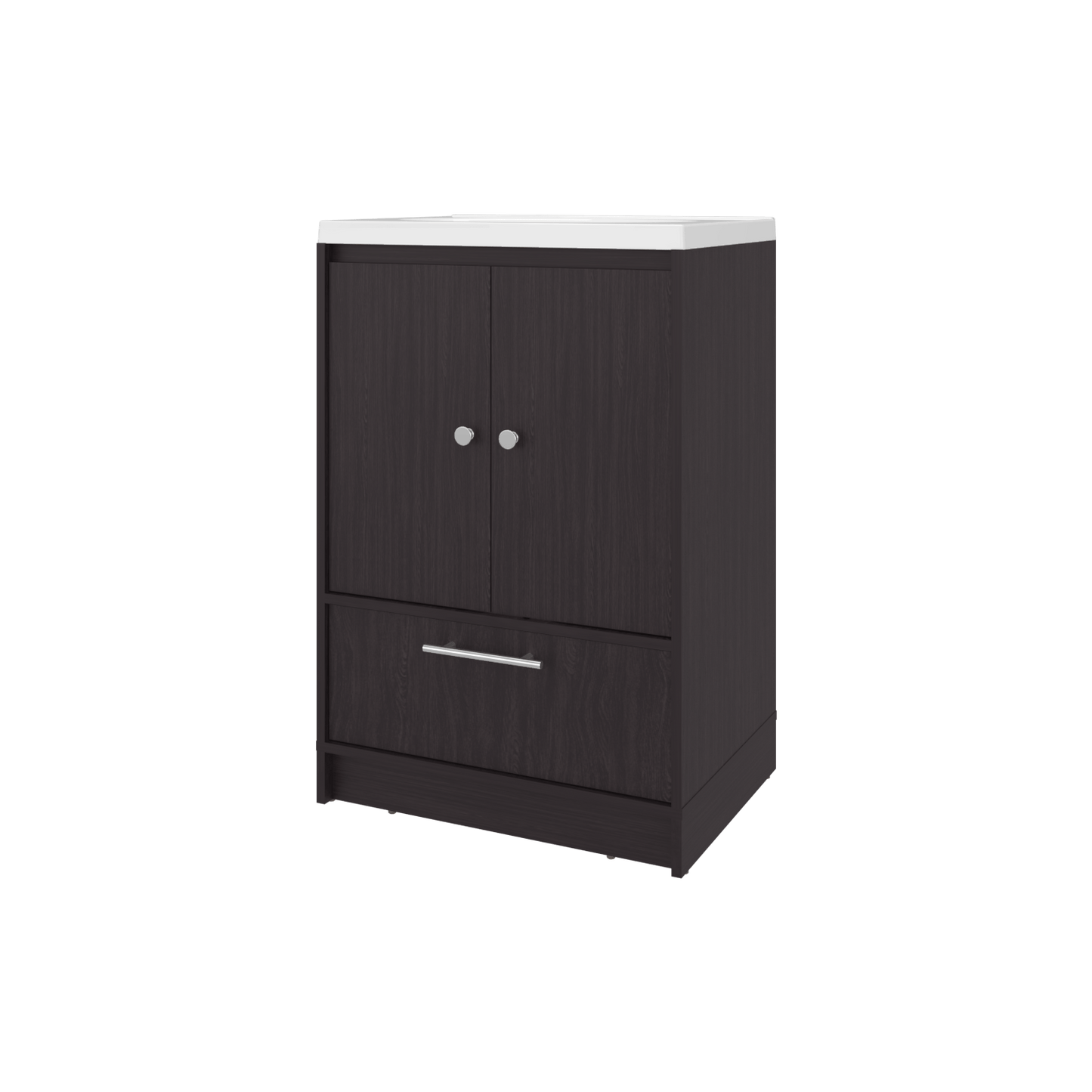 Mueble Para Lavamanos Madison 60 A Piso 89X60X45 Rta Wengue Zf