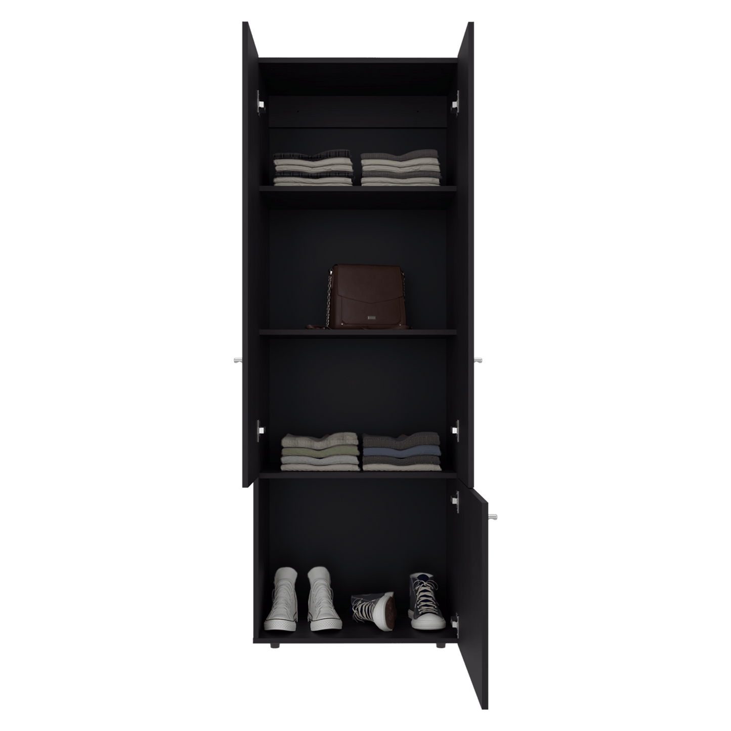 Closet 3 Puertas Tuhogar 170X60X40 Rta Wengue Zf