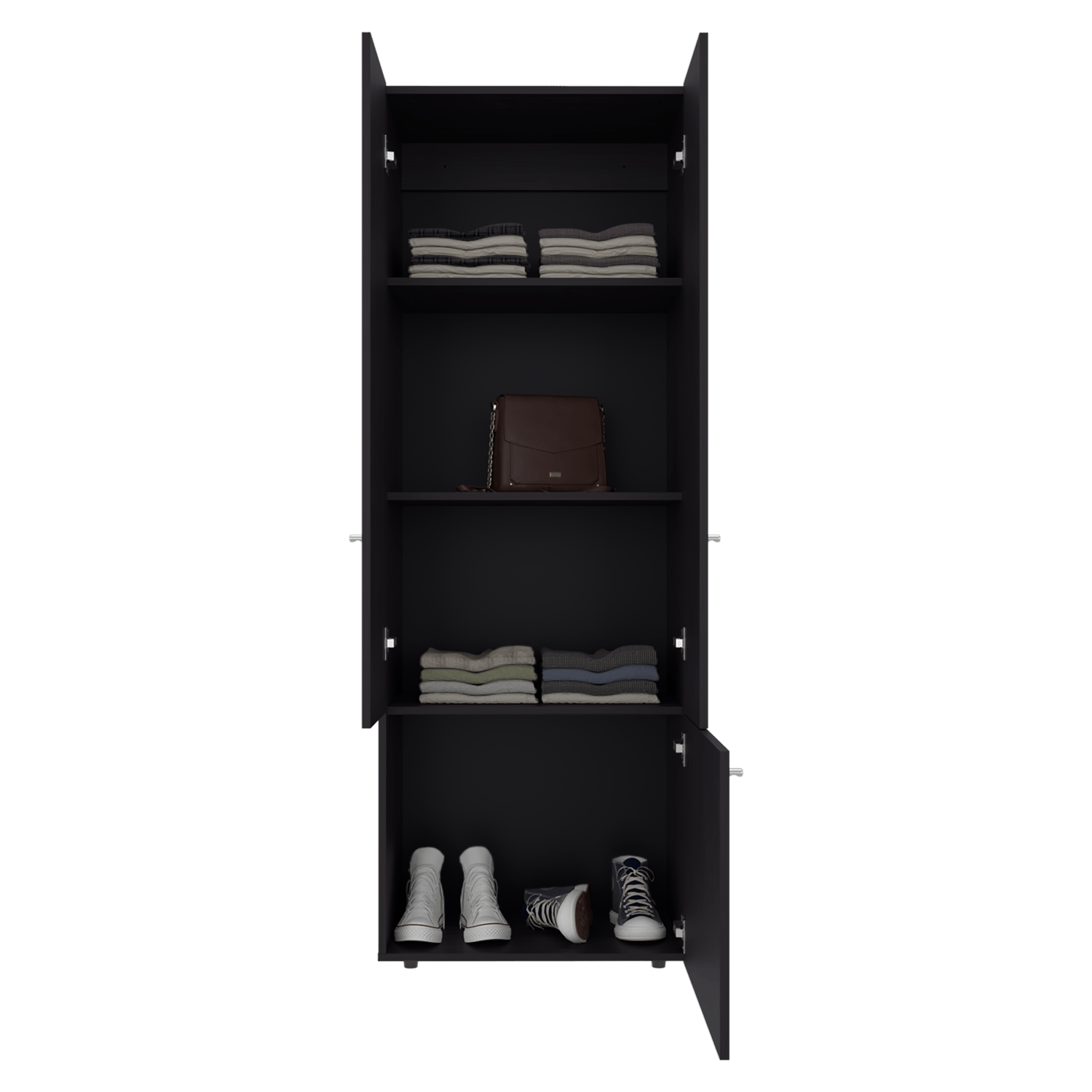 Closet 3 Puertas Tuhogar 170X60X40 Rta Wengue Zf