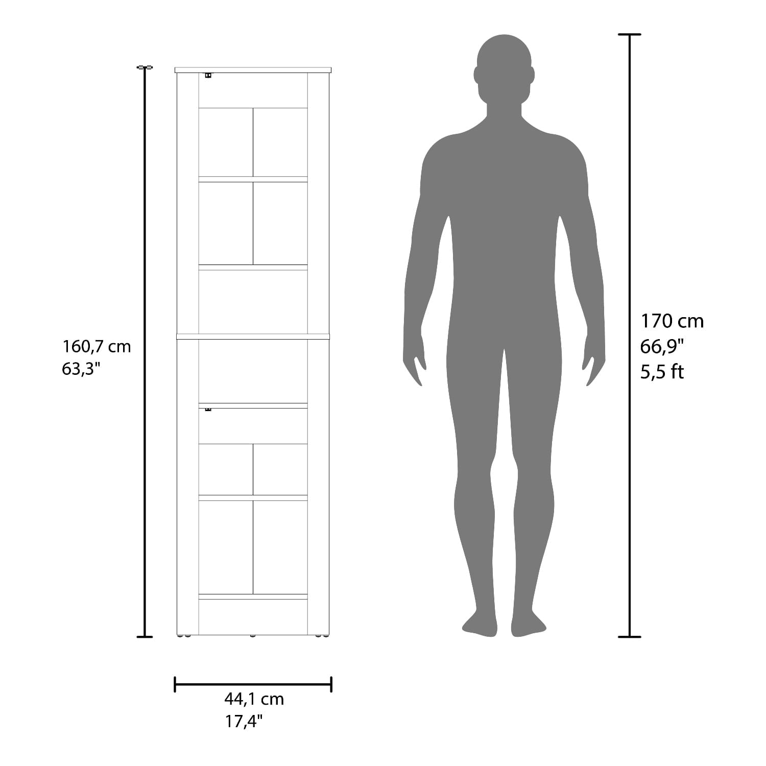 Mueble Auxiliar De Baño Vanessa 160X44X27 Rta Wengue