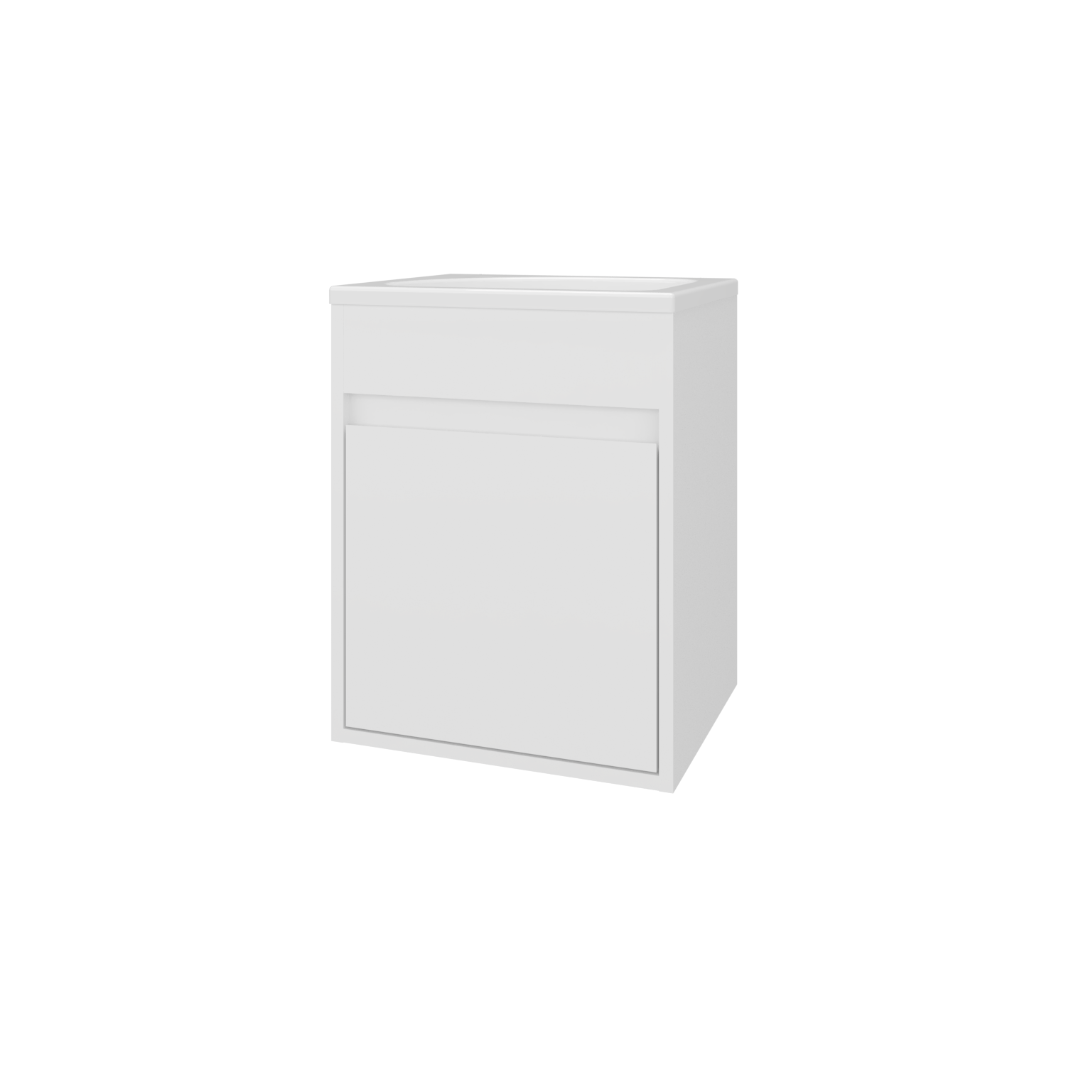 Mueble De Baño Furman 49X39X32 Rta Blanco Mqz Zf