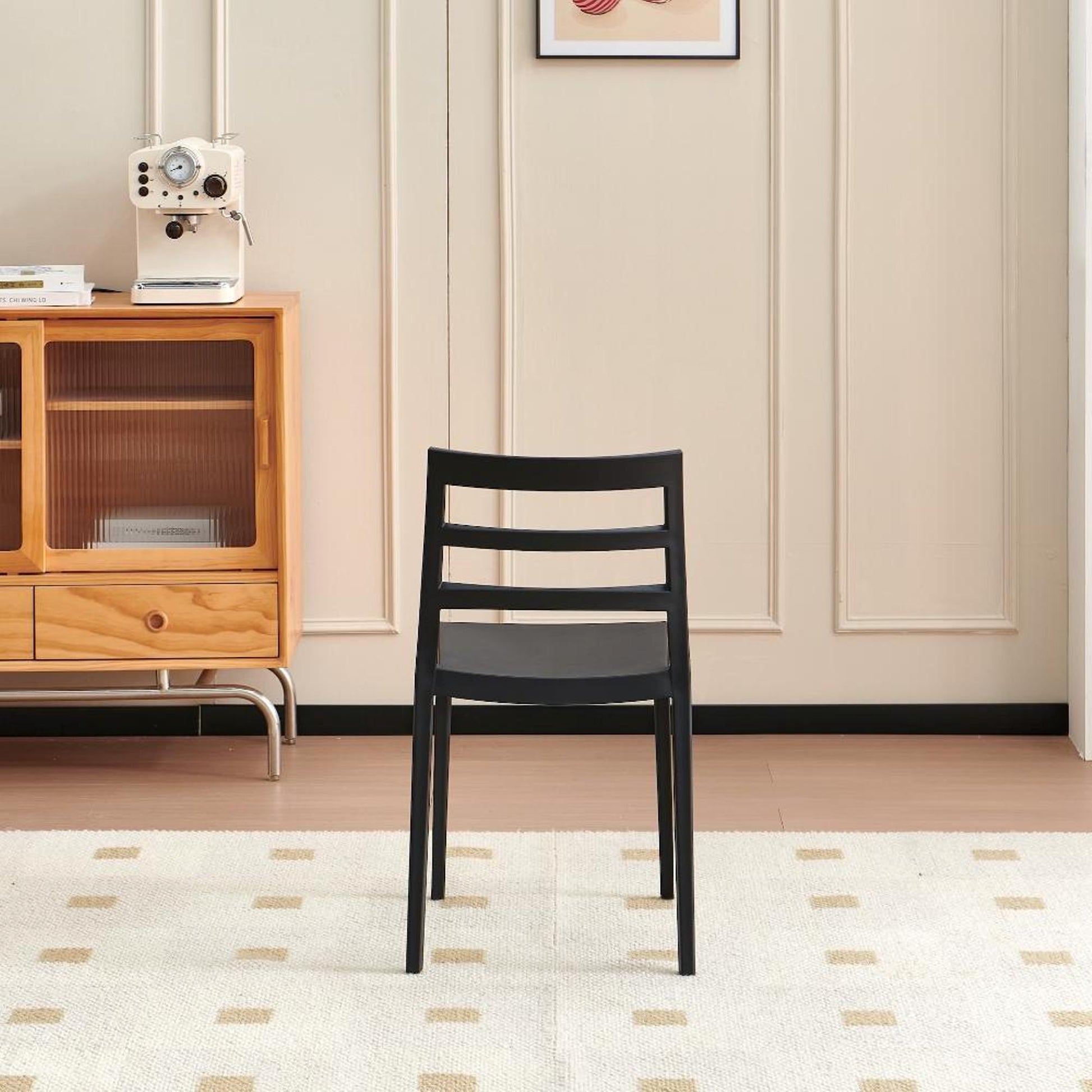 Silla New York 79X39X41 Rta Negro