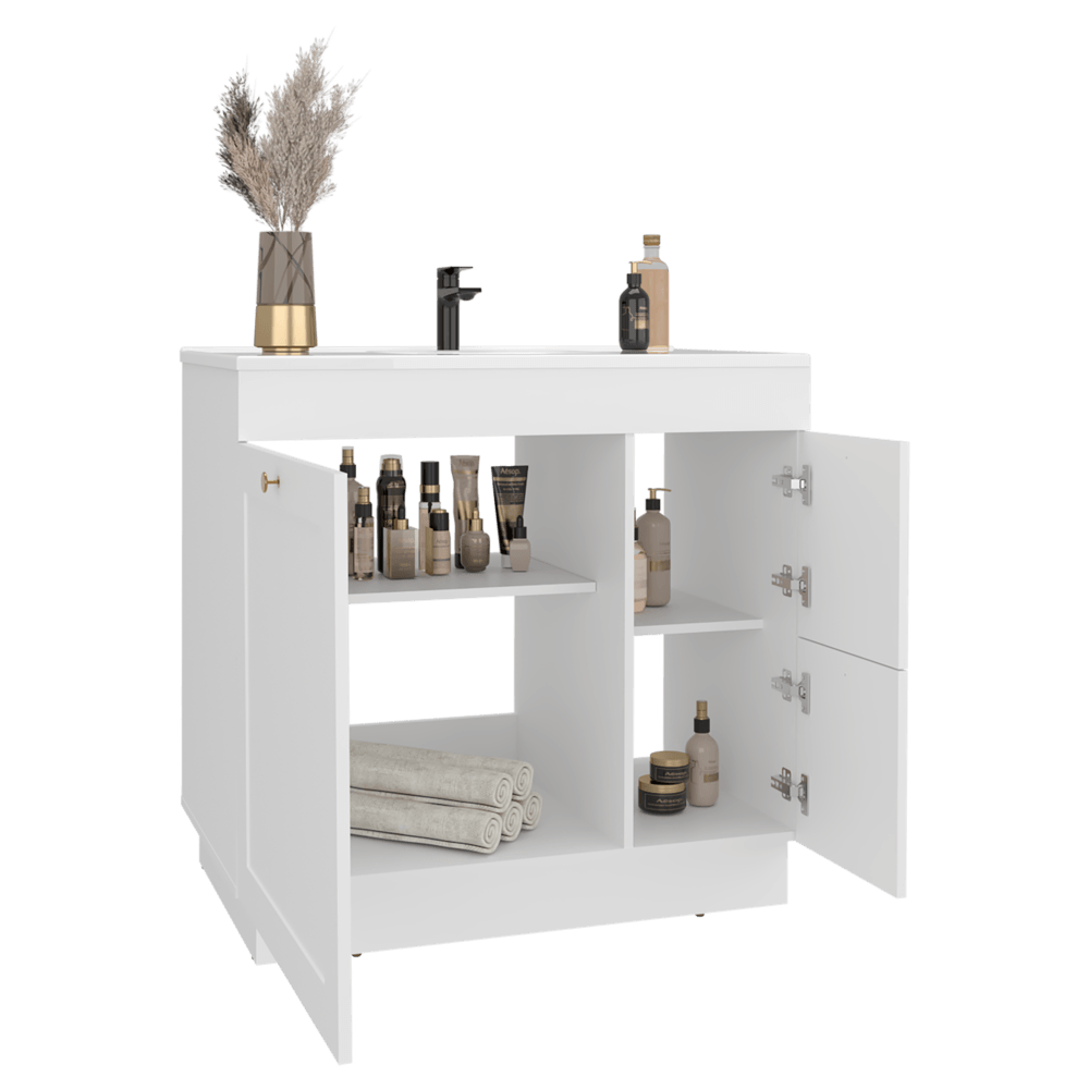 Muebles Para Lavamanos 36 Baluarte 86X91X53 Blanco Zf