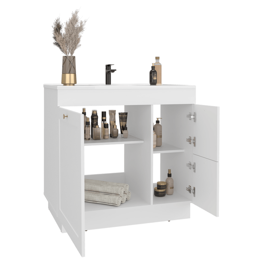 Muebles Para Lavamanos 36 Baluarte 86X91X53 Blanco Zf