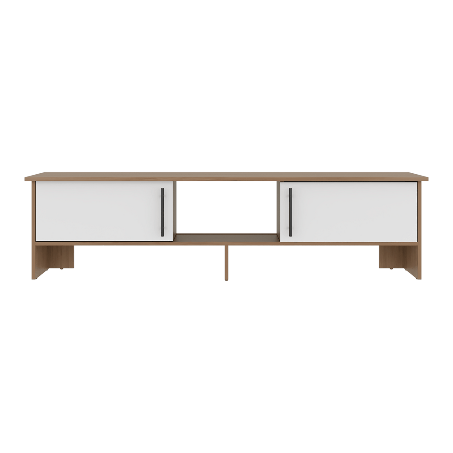 Rack De Tv Dago 41X160X35 Rta Fresno Eu Blanco Zf