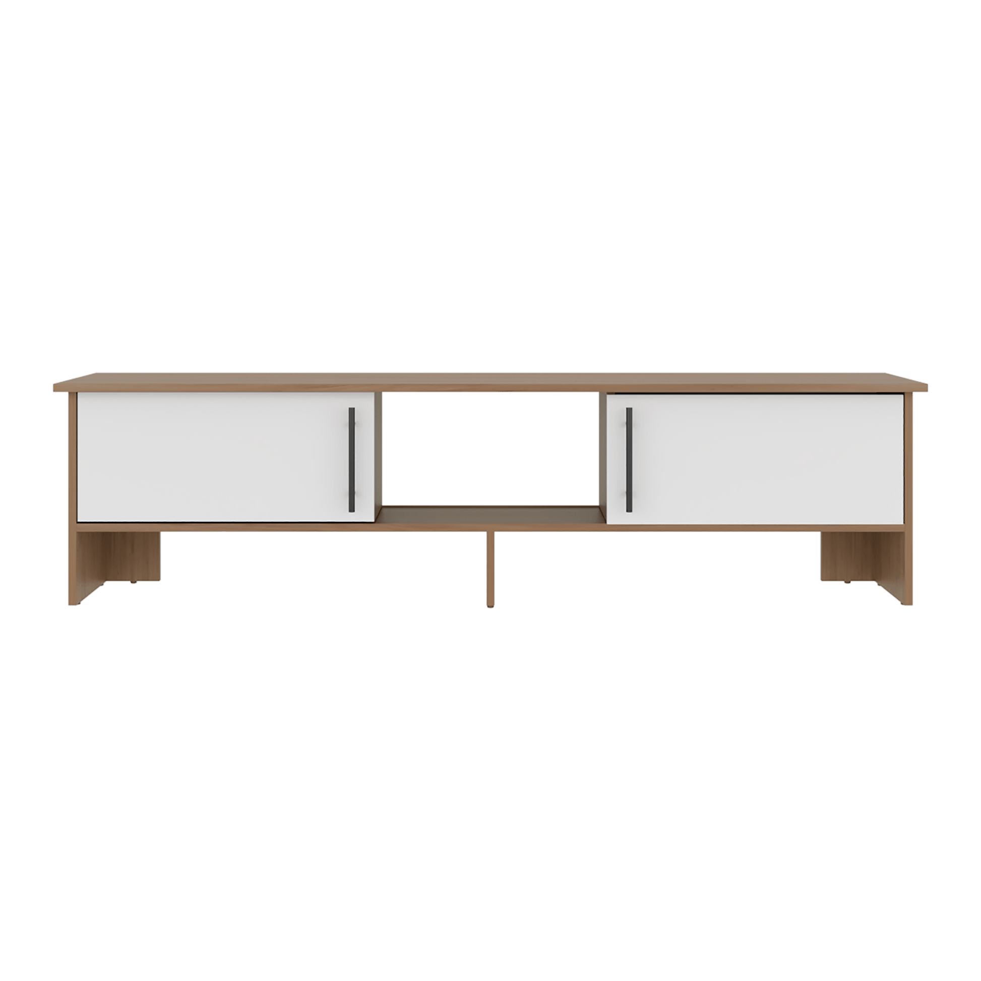 Rack De Tv Dago 41X160X35 Rta Fresno Eu Blanco Zf