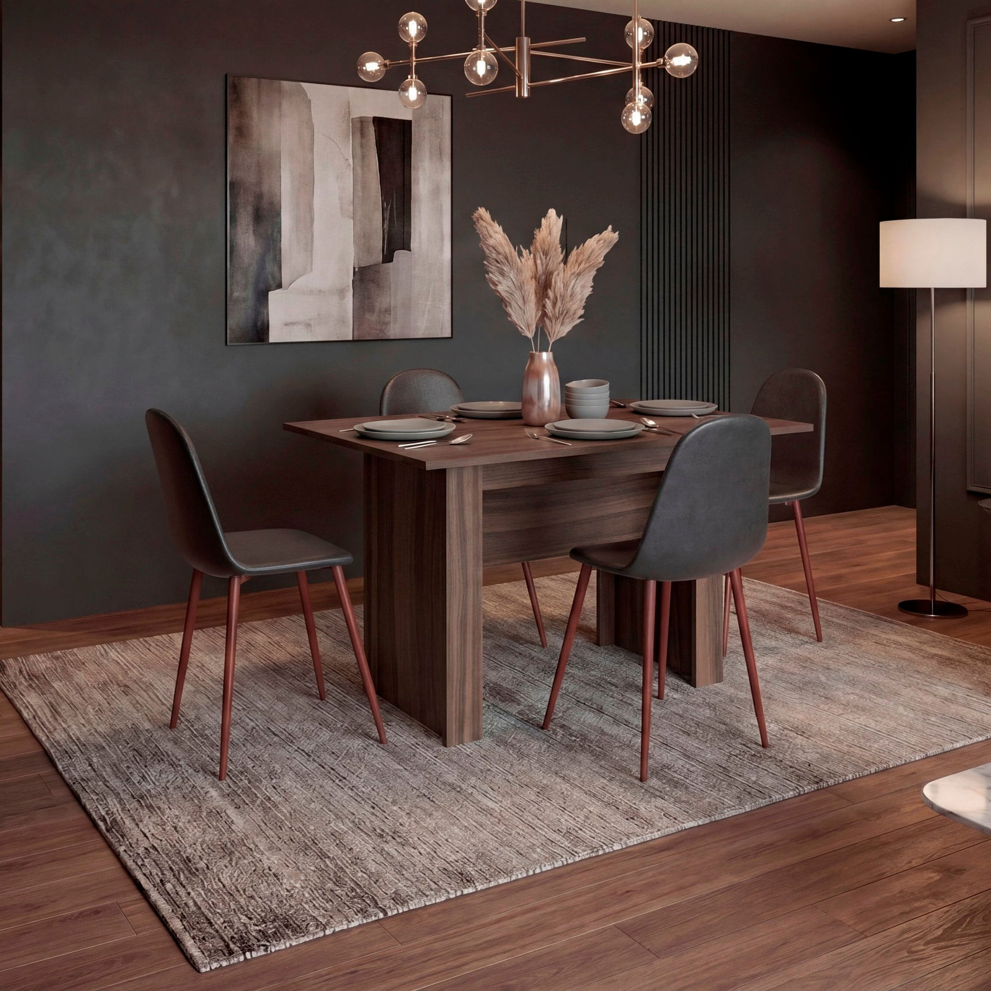 Mesa Comedor Classic 73X120X85 Rta Avellana