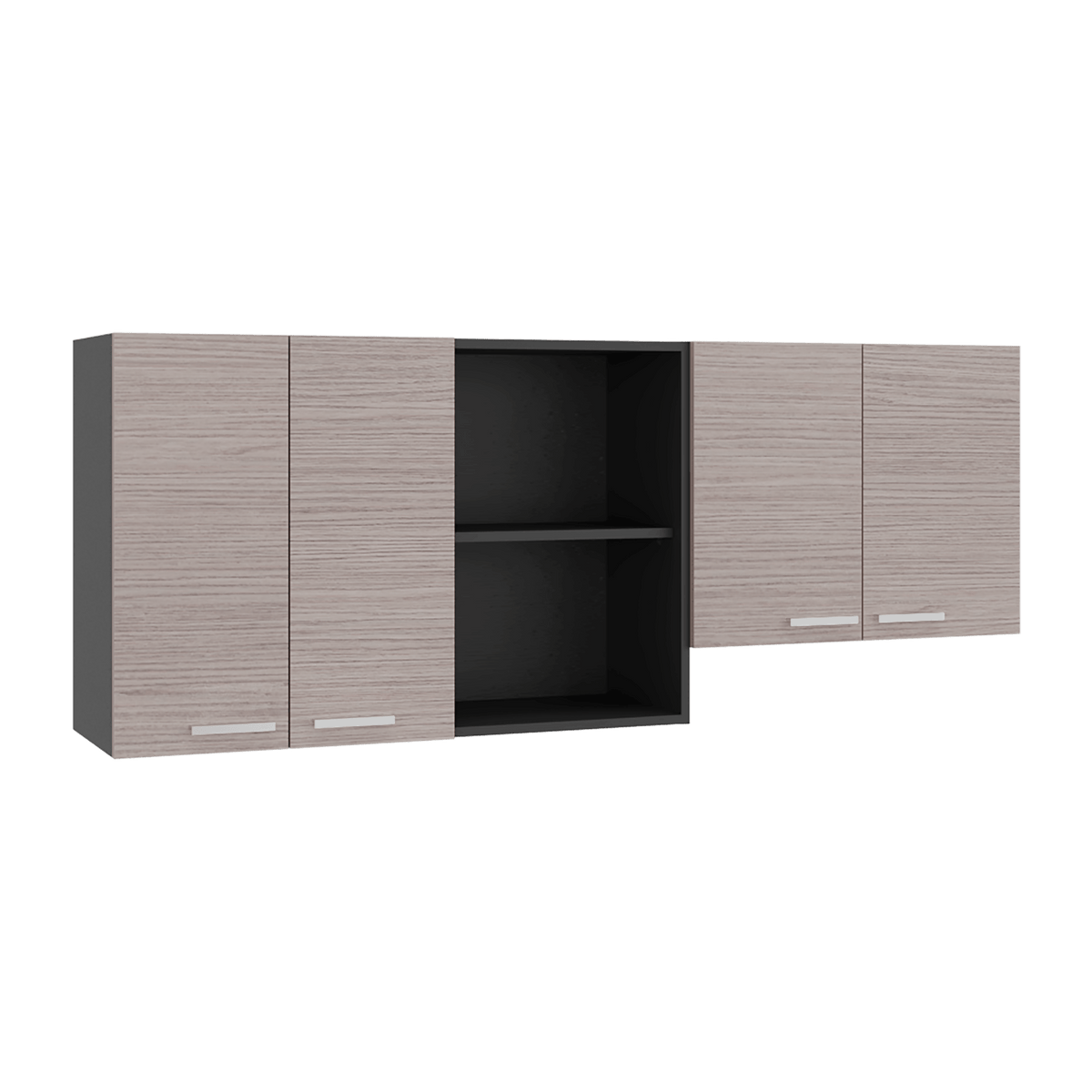 Mueble Superior Cocina Rosa 200X200X51 Rta Wengue Positano