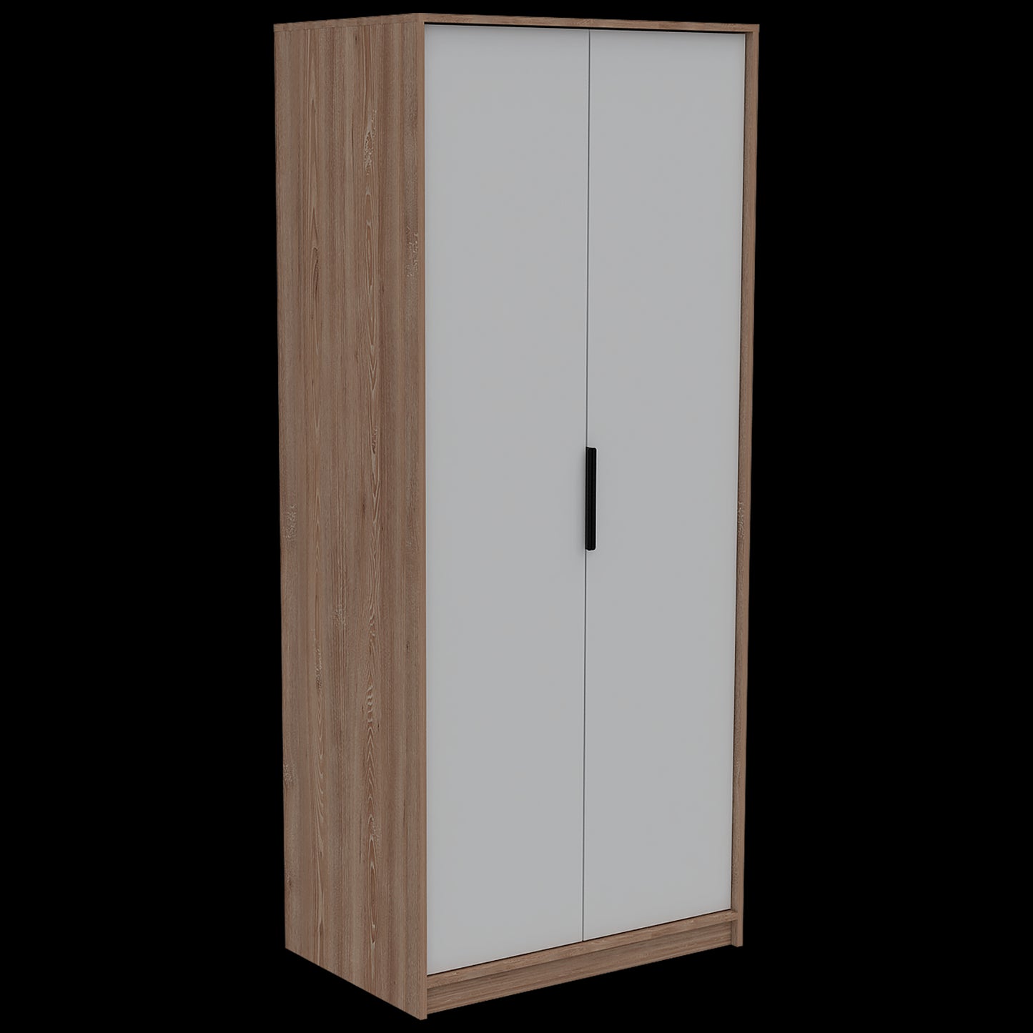 Armario Kaia 190 X 80 X 52 Rta Miel + Blanco