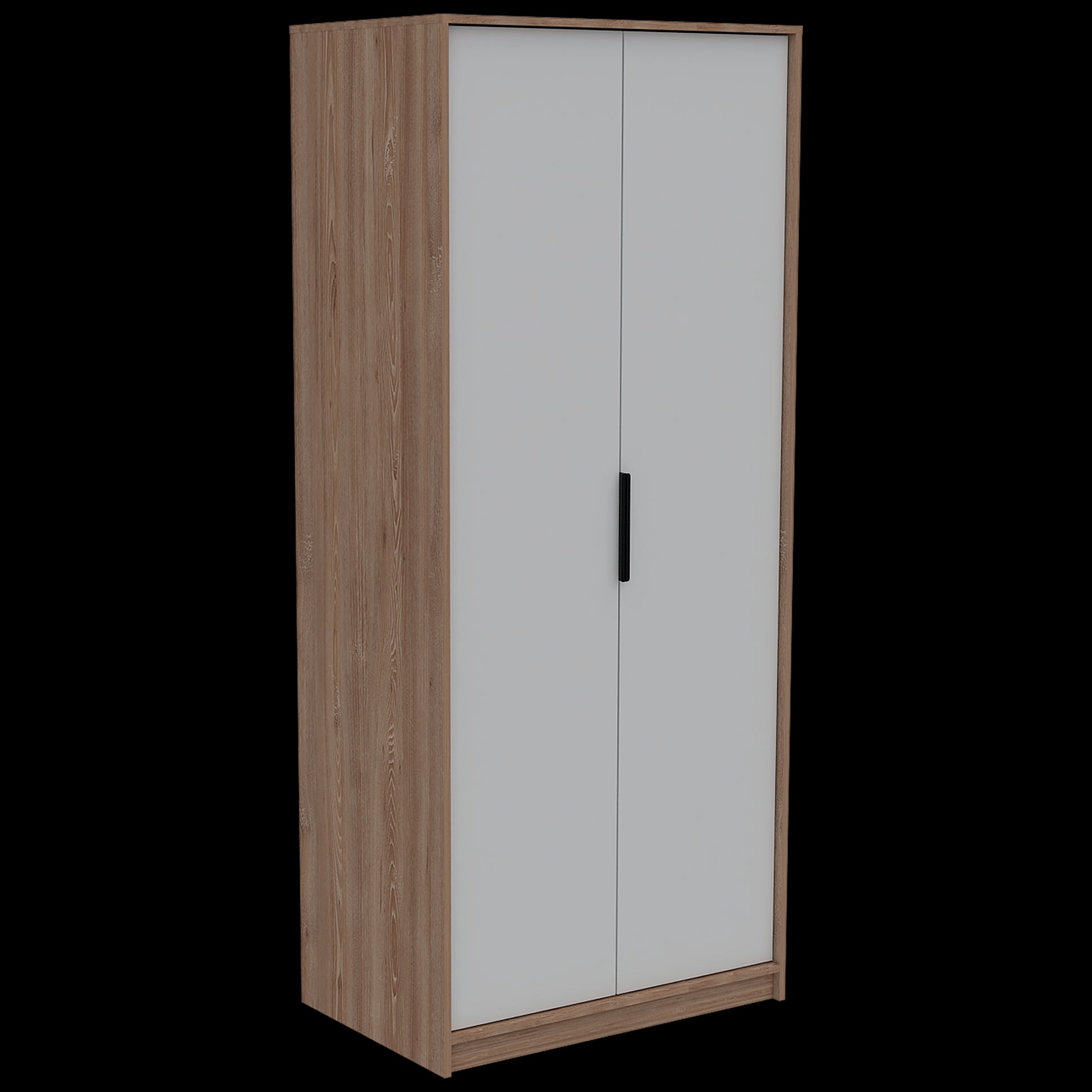 Armario Kaia 190 X 80 X 52 Rta Miel + Blanco