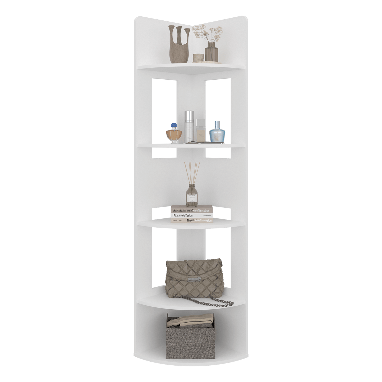Estante Esquinero Home Dreams 170X40X40 Rta Blanco Zf