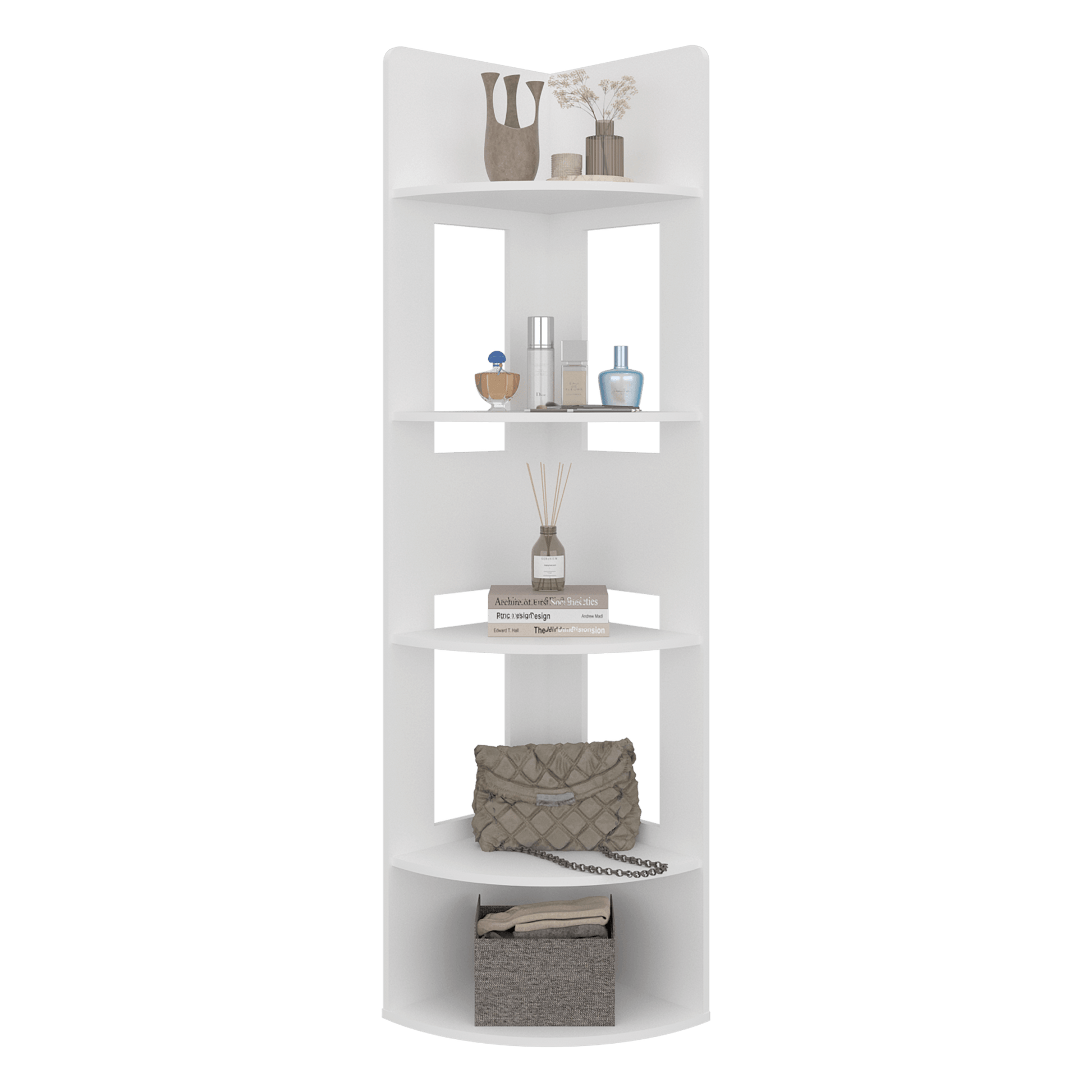 Estante Esquinero Home Dreams 170X40X40 Rta Blanco Zf