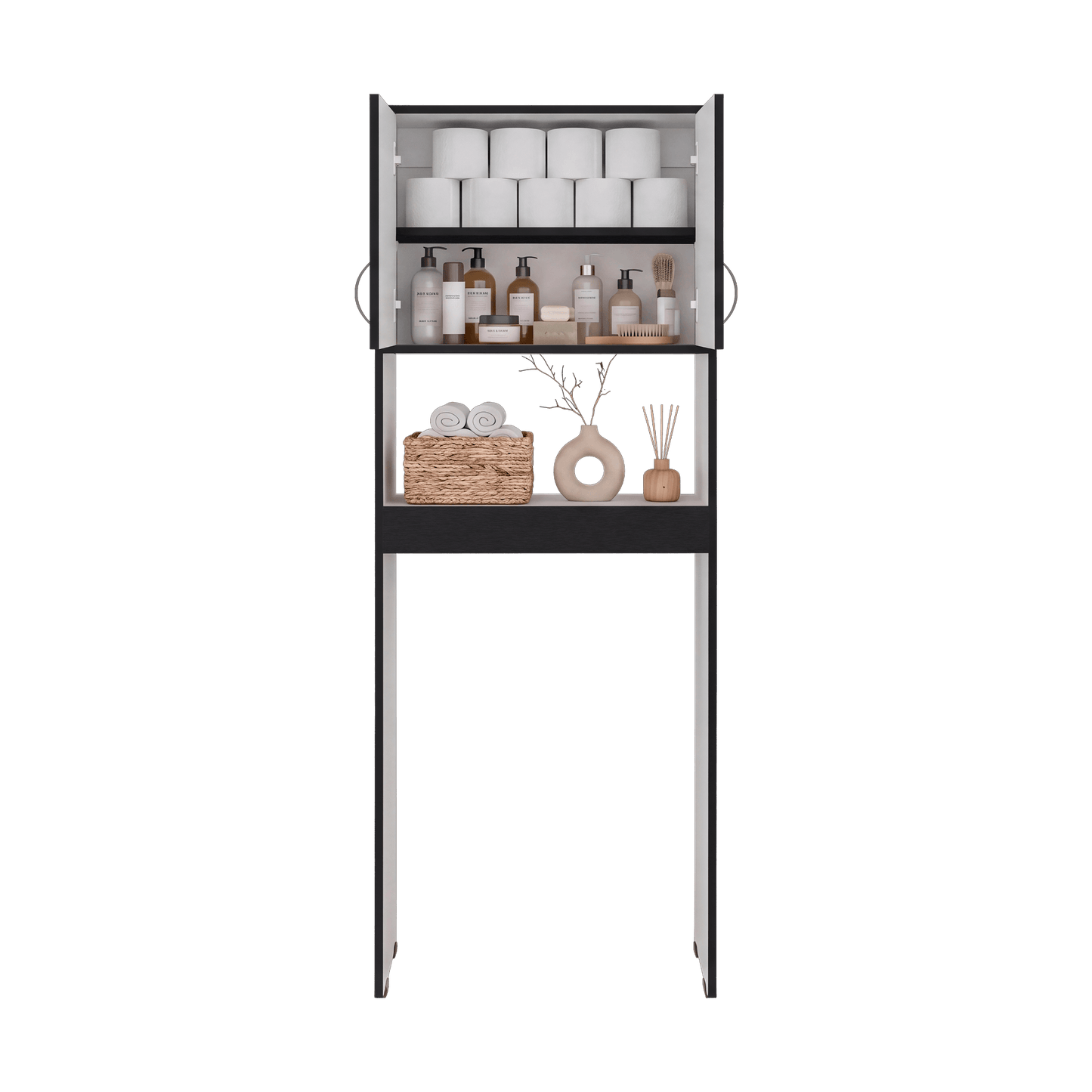 Optimizador De Baño Bath 160X63X25 Rta Wengue Blanco Zf