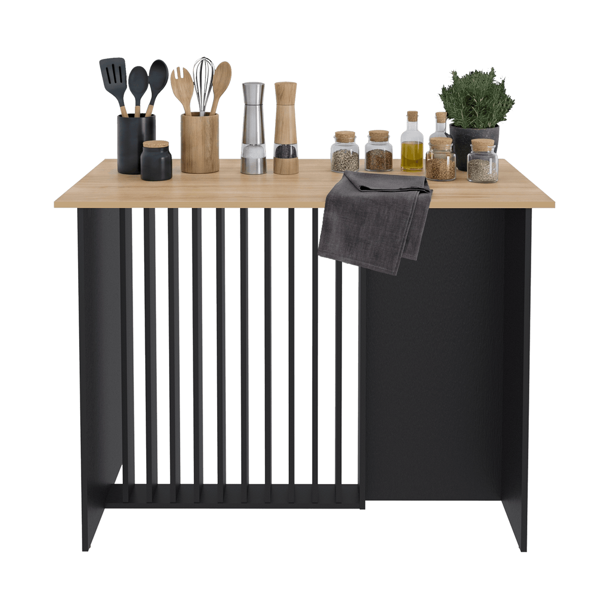 Barra Auxiliar De Cocina Alé 90X120X60 Rta Wengue Fresno Eu