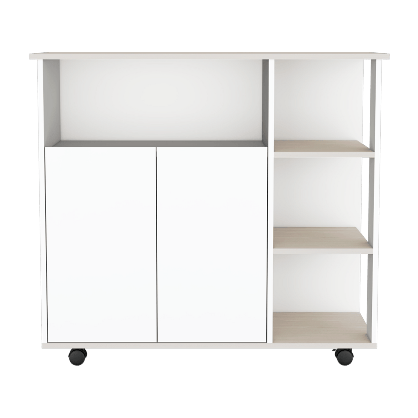 Meson De Cocina Paprika 90X100X40 Rta Blanco Niebla Zf