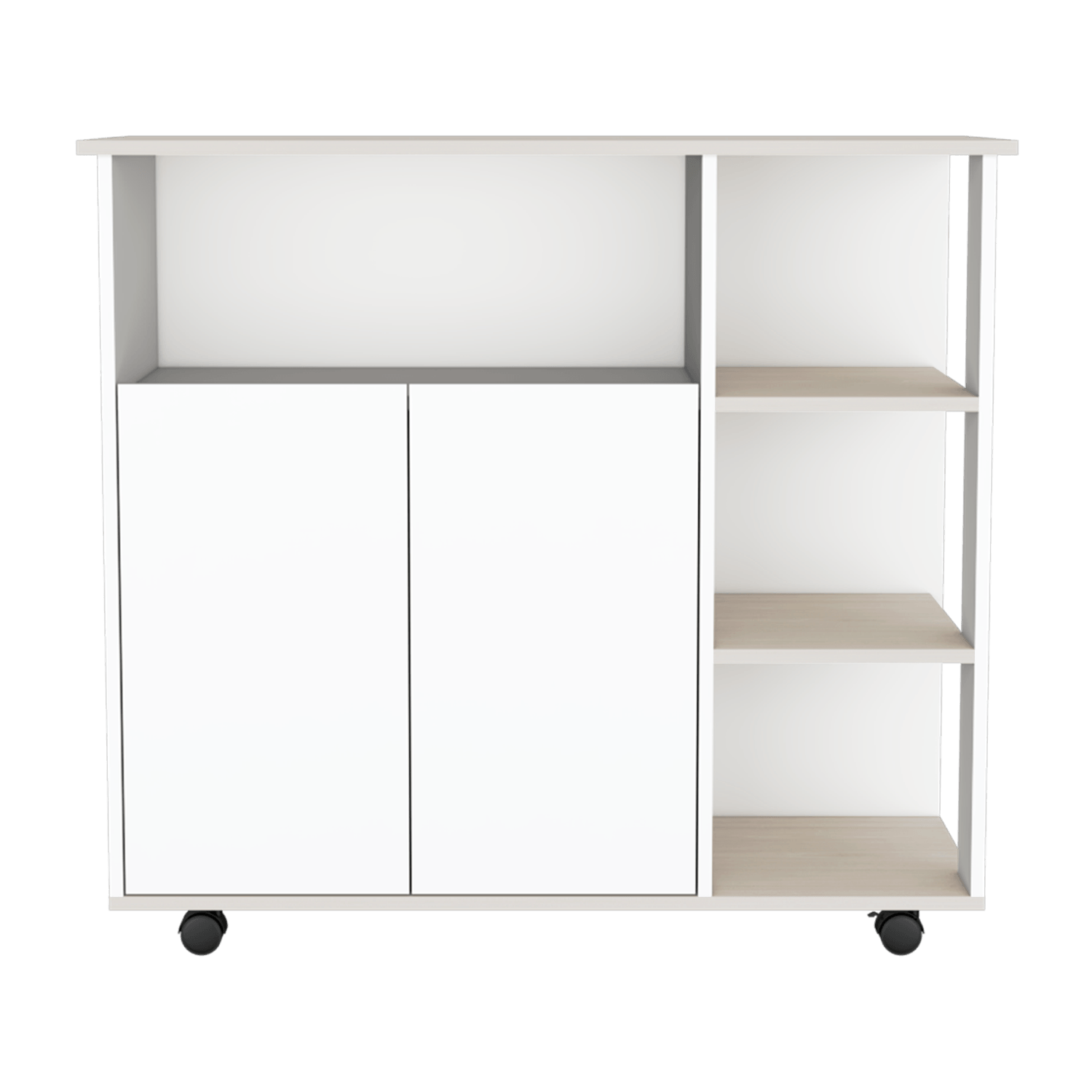 Meson De Cocina Paprika 90X100X40 Rta Blanco Niebla Zf