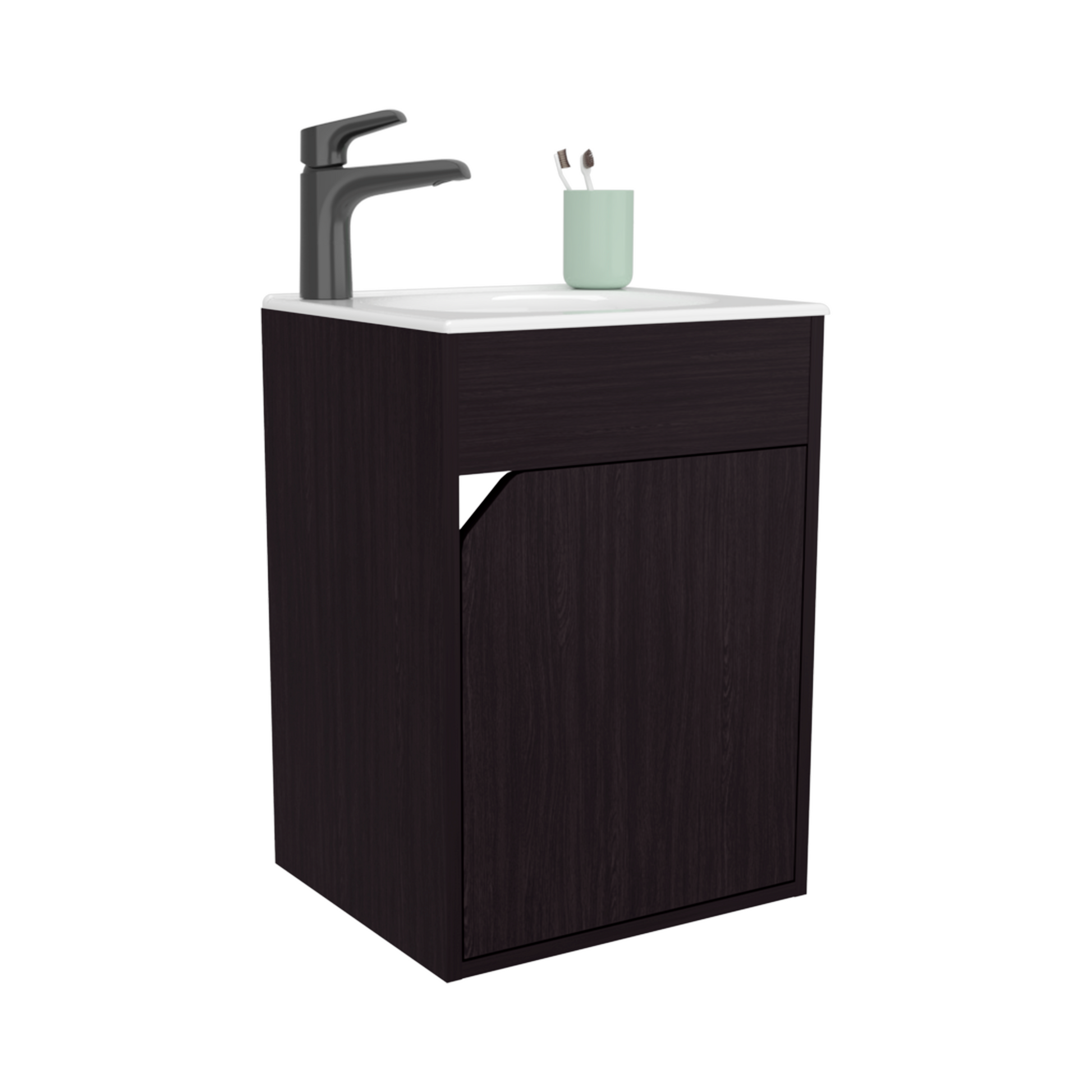 Mueble De Baño Bethel 40 55X39X32 Rta Wengue Zf
