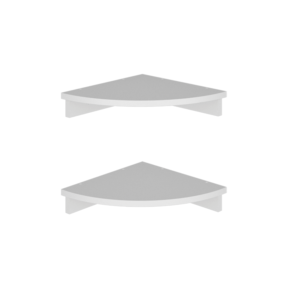 Repisa Flotante Shelf 6X30X30 Rta Blanco Zf