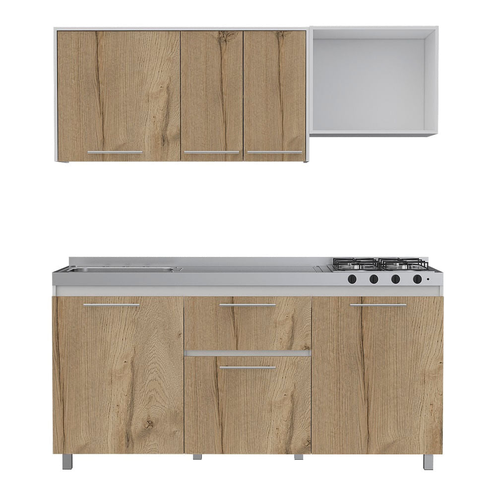 Cocina 1.80 Atalanta Izquierda Blanco Duna