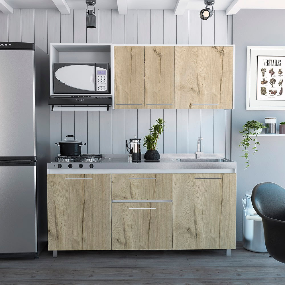 Cocina 180 Atalanta Rta Duna + Blanco N/A