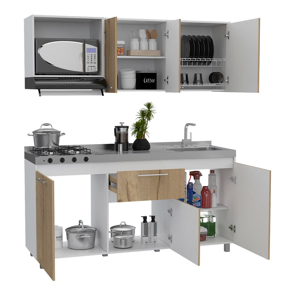 Cocina 180 Atalanta Rta Duna + Blanco N/A