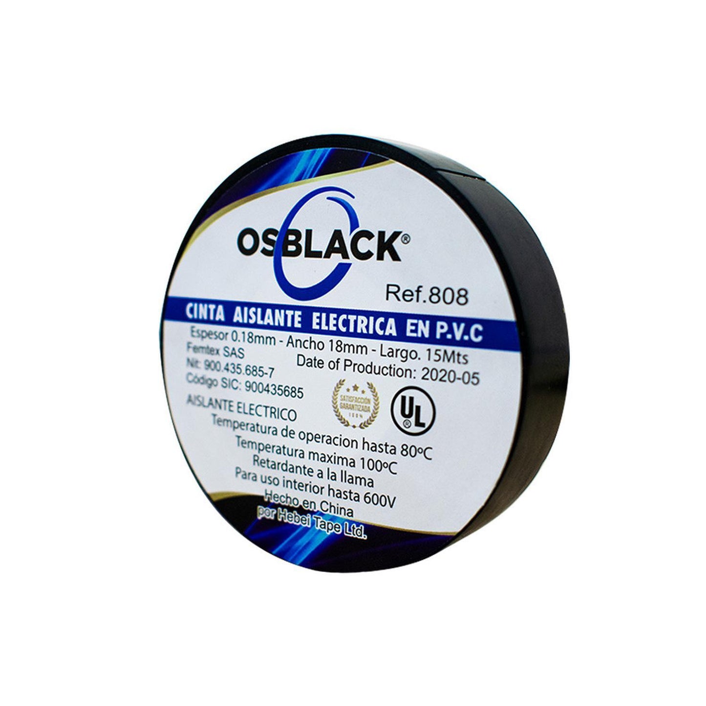 Cinta Aislante Grande Original 018Mm X18Mm X15 Mts Retiefl