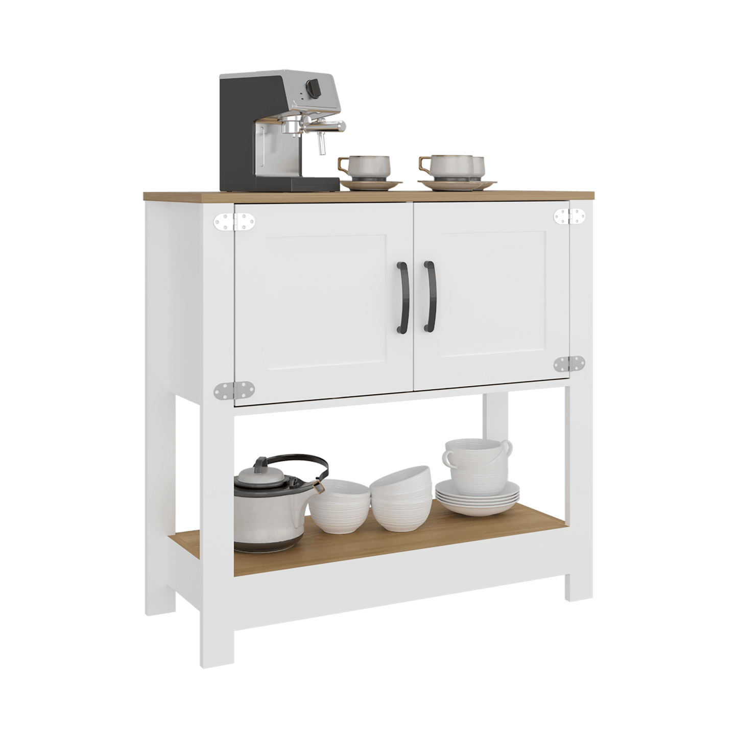 Estación De Café Latte 88X89X36 Rta Blanco Mqz