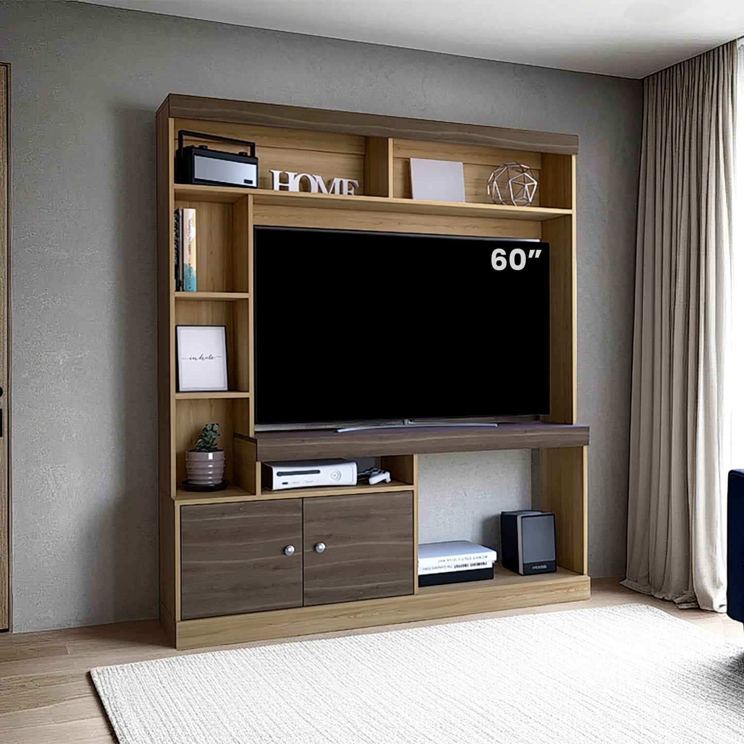 Centro De Entretenimiento Dante Tv 55'' 180X180X30 Rta Fresno Milan