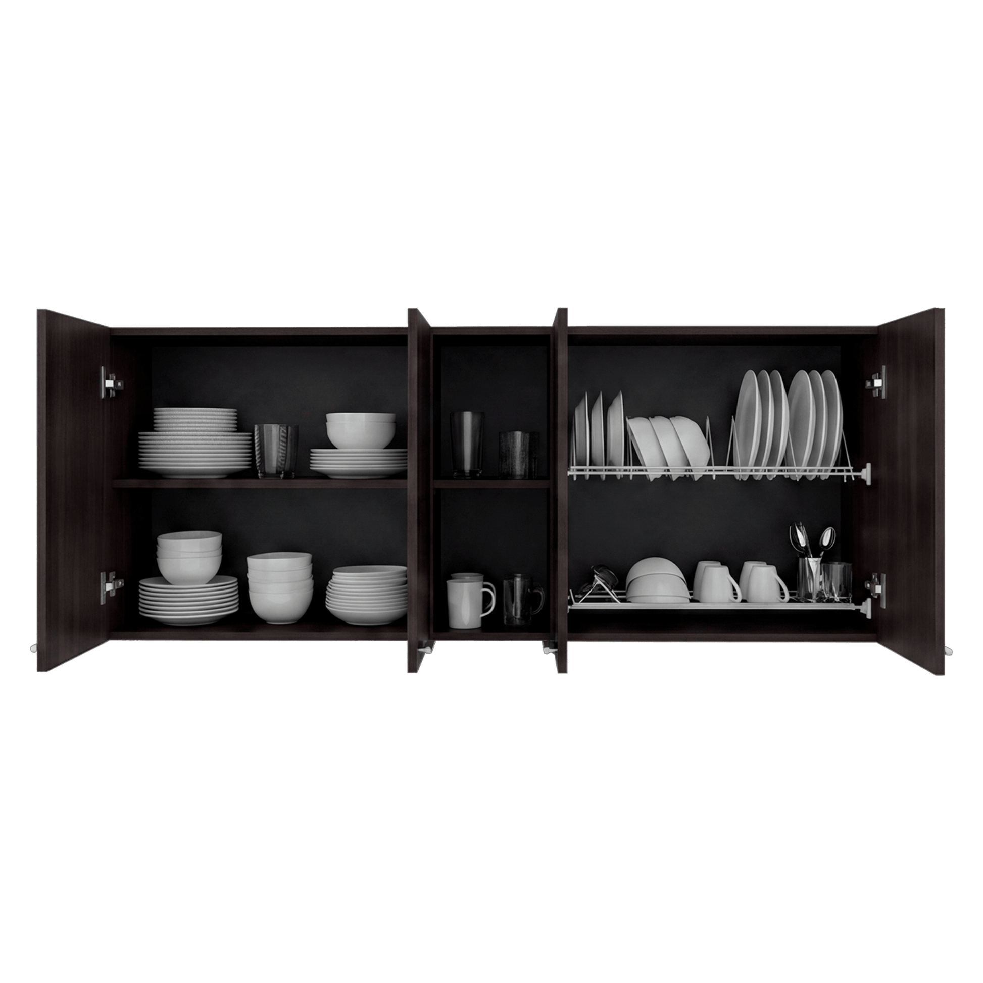 Gabinete Superior Portofino 60X150X31 Rta Nogal Zf