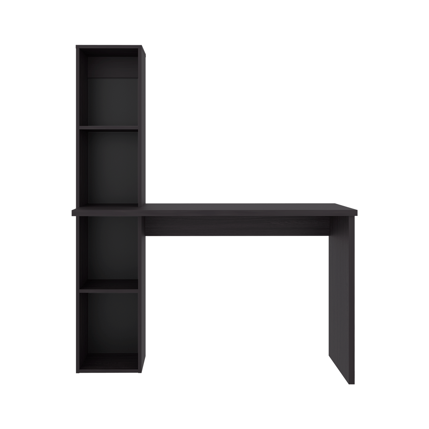 Escritorio Biblioteca Aston 145X120X45 Rta Wengue Zf