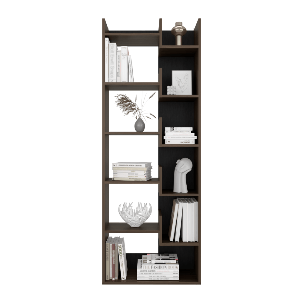 Biblioteca Clover 162X60X25 Rta Milan Wengue